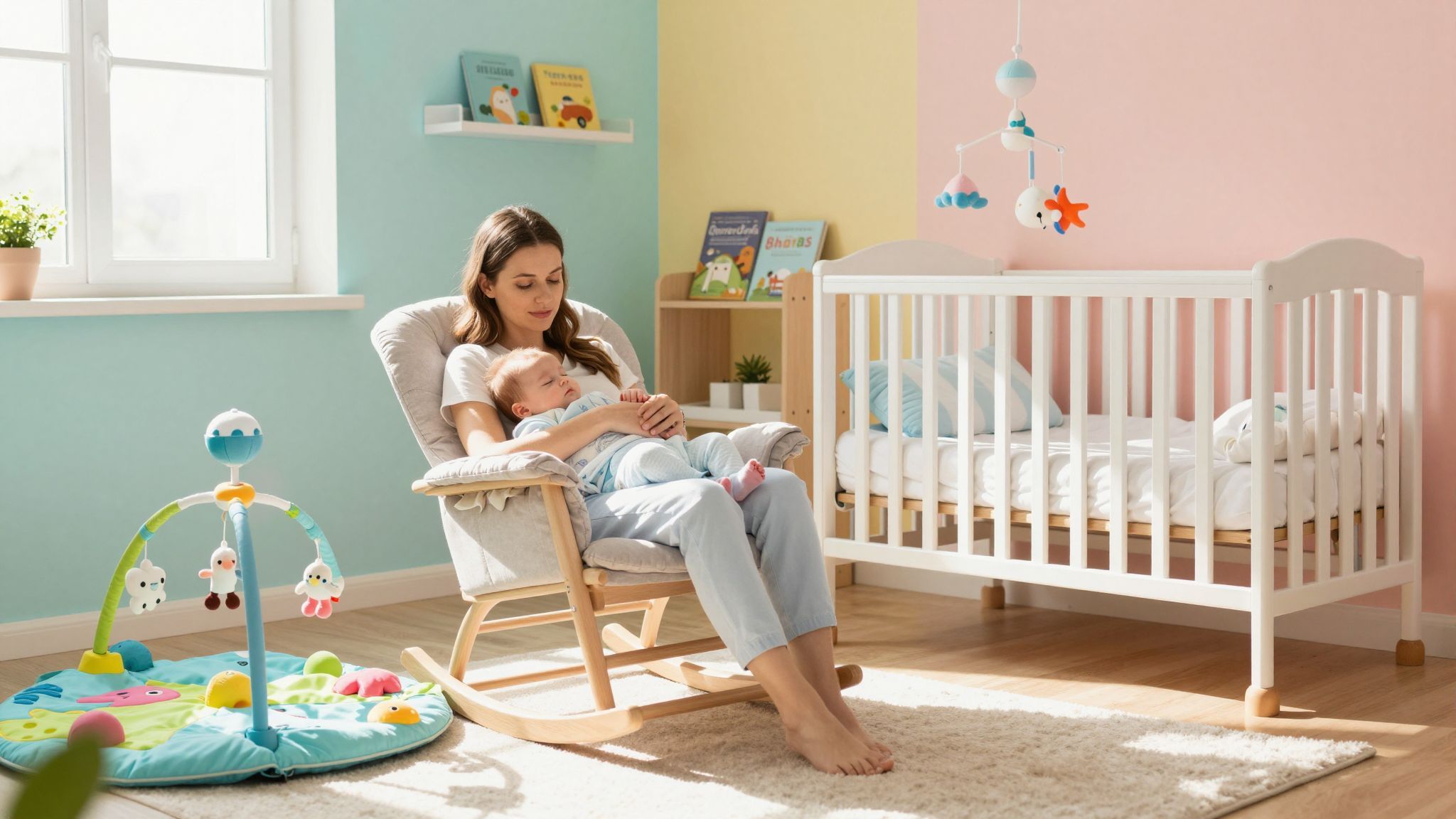 A második félévben a csecsemők alvása változik.