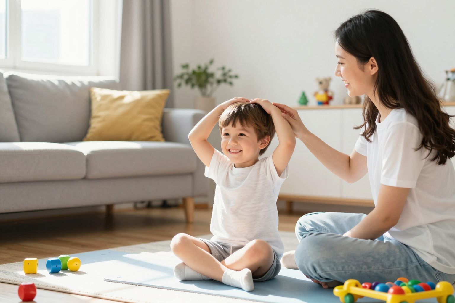 A rutinszerű testhelyzetek módosítása segít a lapos fej megelőzésében.