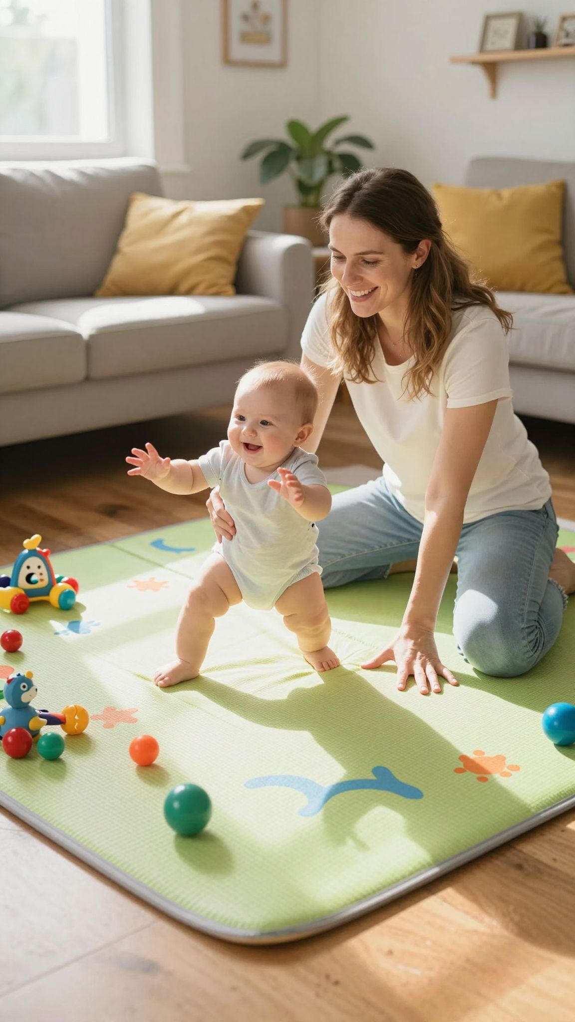 A mozgás növeli a babák érzelmi biztonságát.