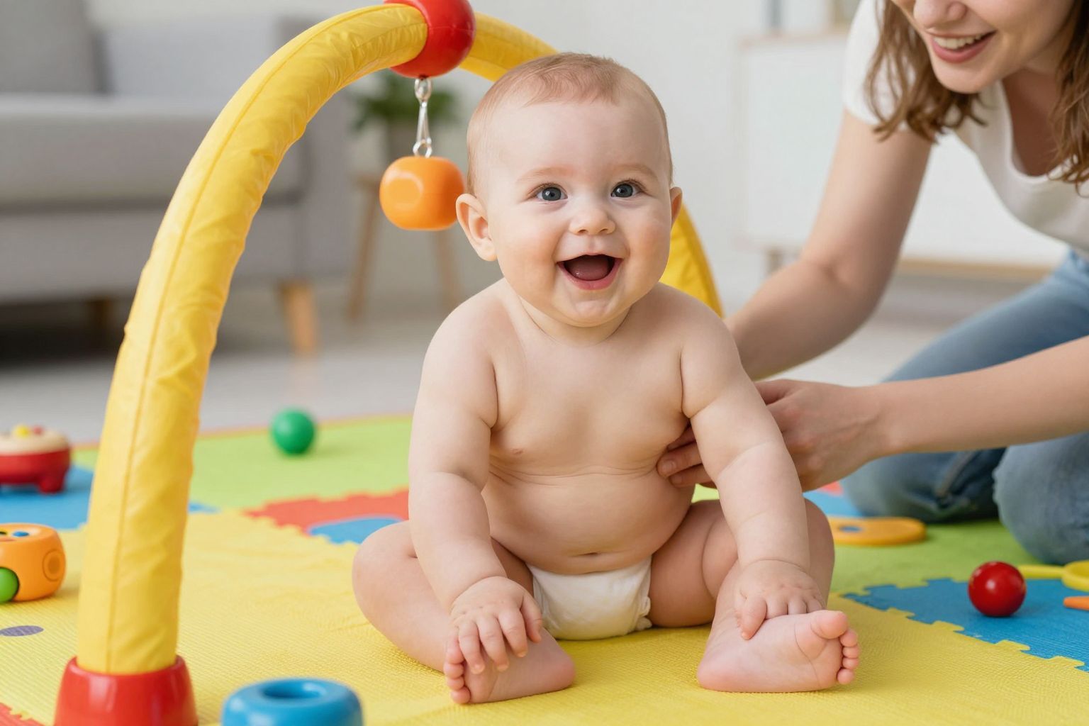 A súlyosabb babák mozgásfejlődése késlekedhet, de fejlődhet.