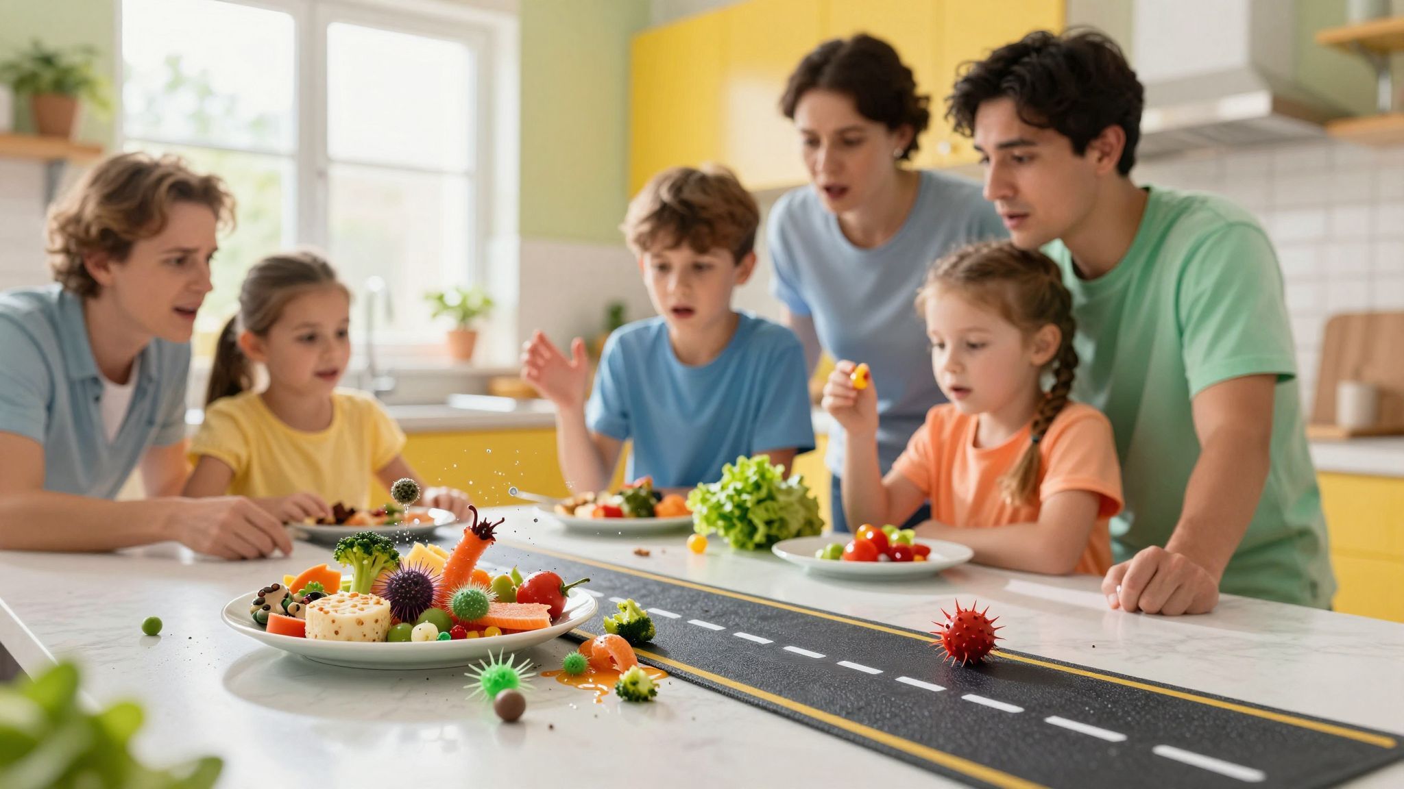 A nedvesség gyorsan terjeszti a baktériumokat ételeken.