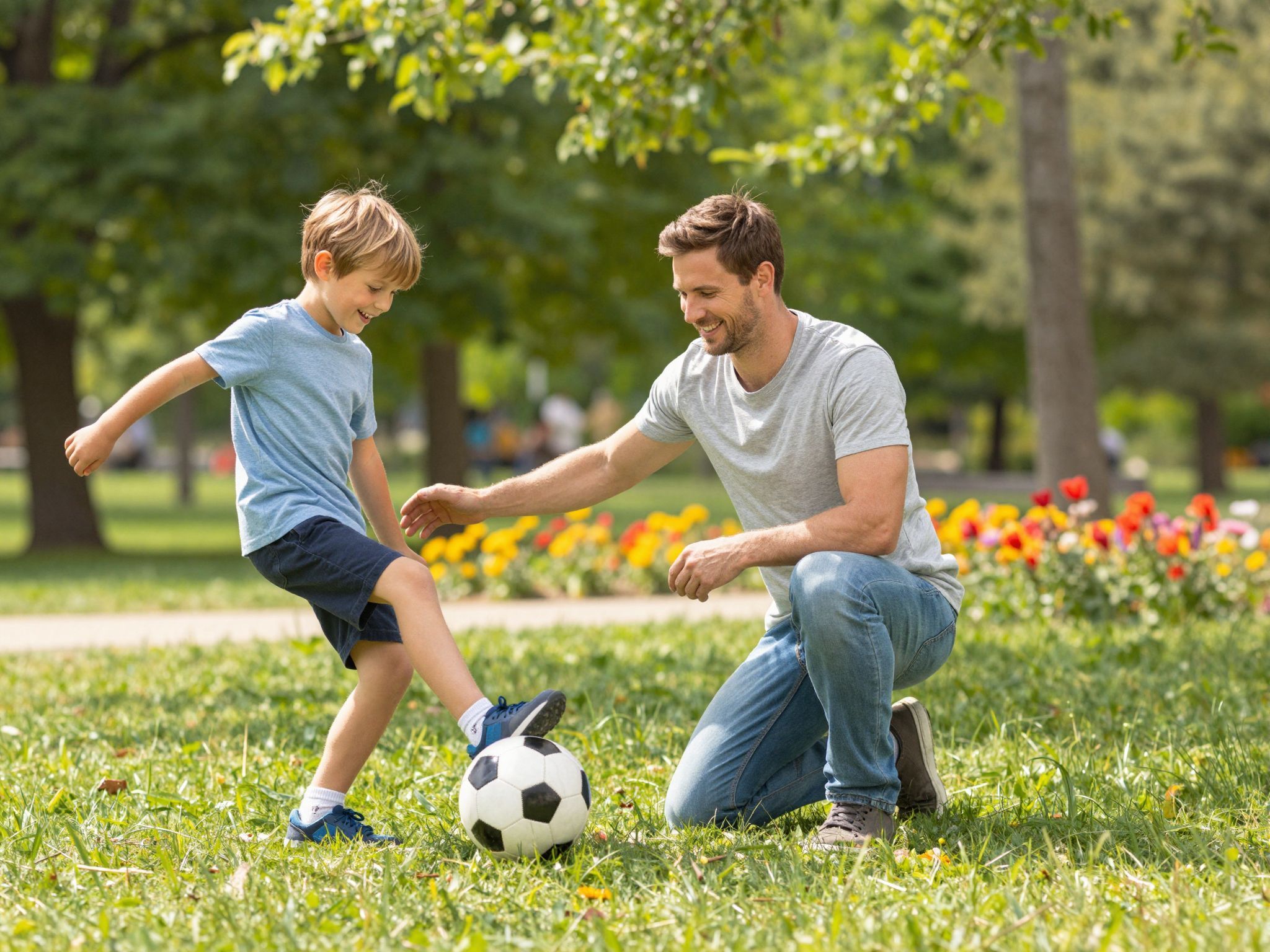 Az apák példát mutatnak a nőkhöz való tiszteletről.