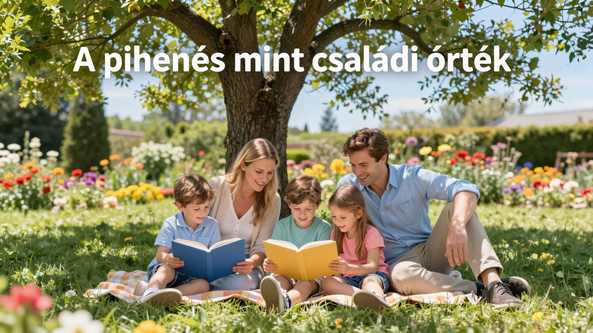 A közös pihenés erősíti a családi kötelékeket.