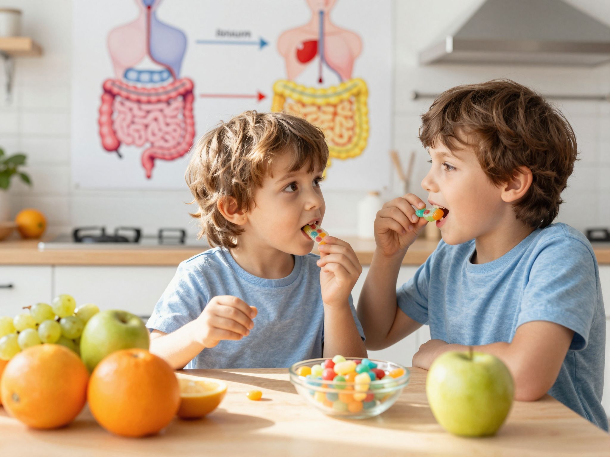 A rágógumi nem emészthető, de bélrendszeren átjut.
