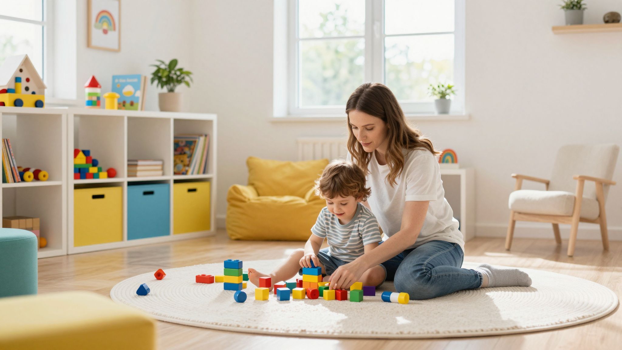A strukturált környezet növeli a gyermekek biztonságérzetét.