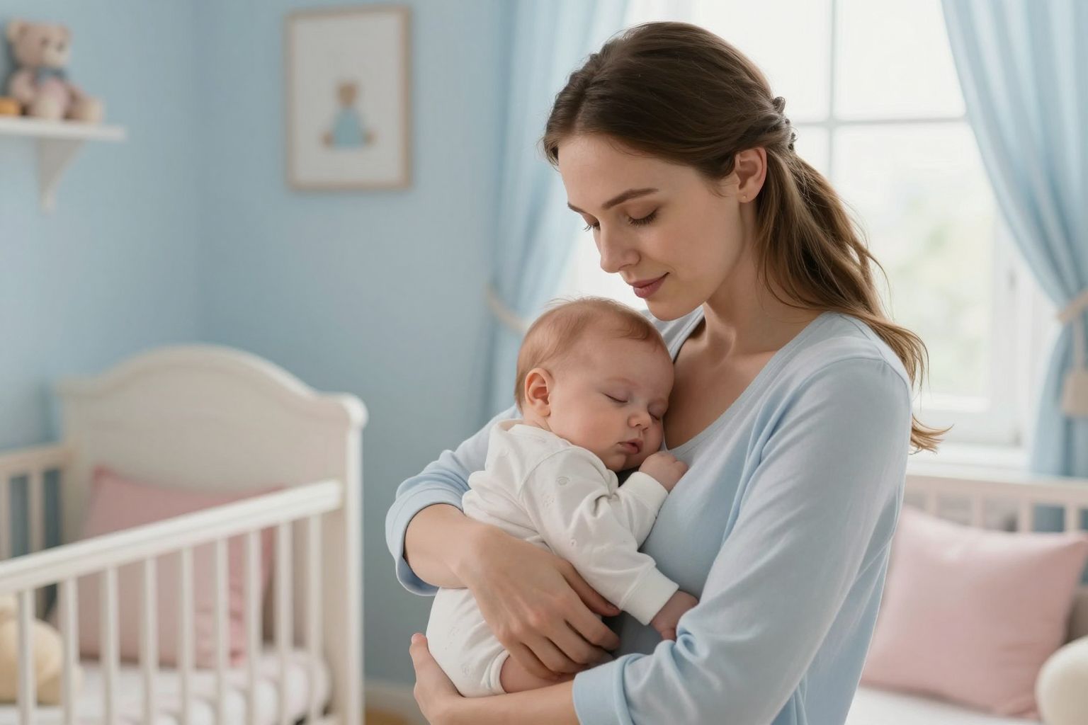 A szopizás segítheti a baba gyorsabb elalvását.