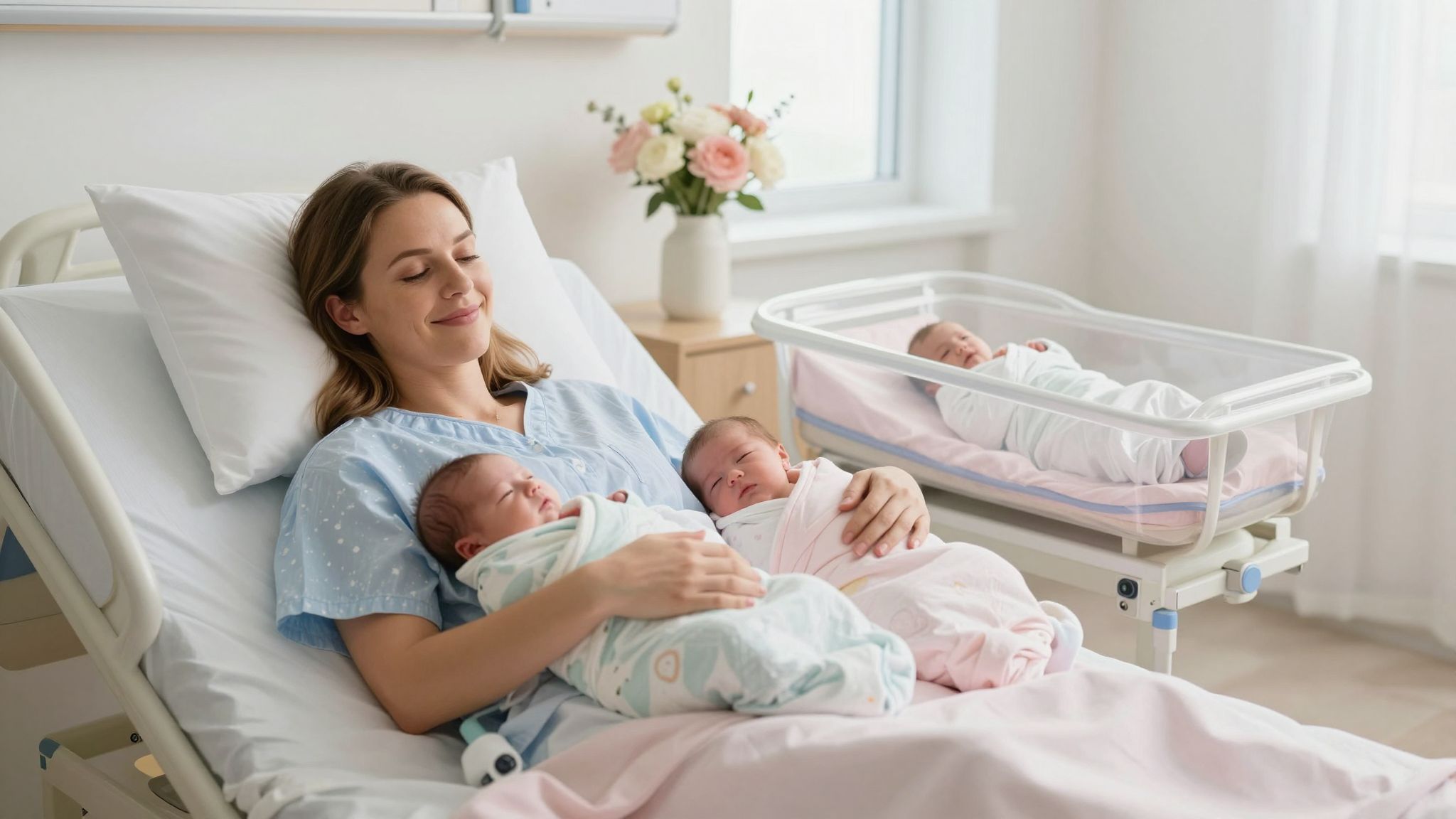 A szülés utáni vérzés kockázata ikreknél magasabb.