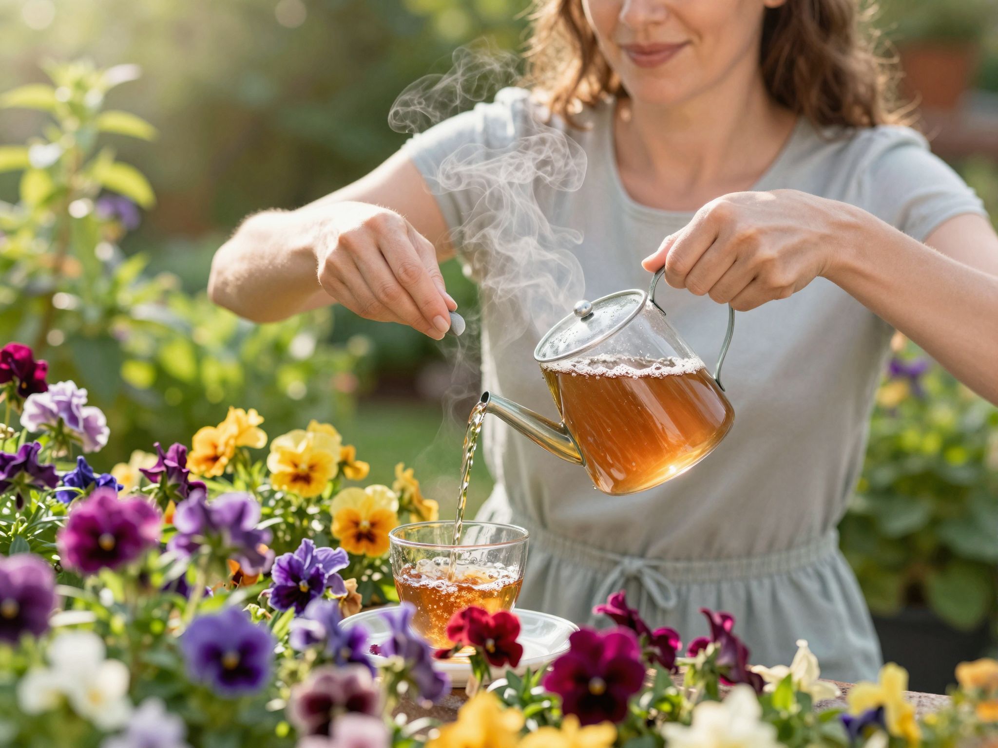 A tea hőmérséklete befolyásolja a növények fejlődését.