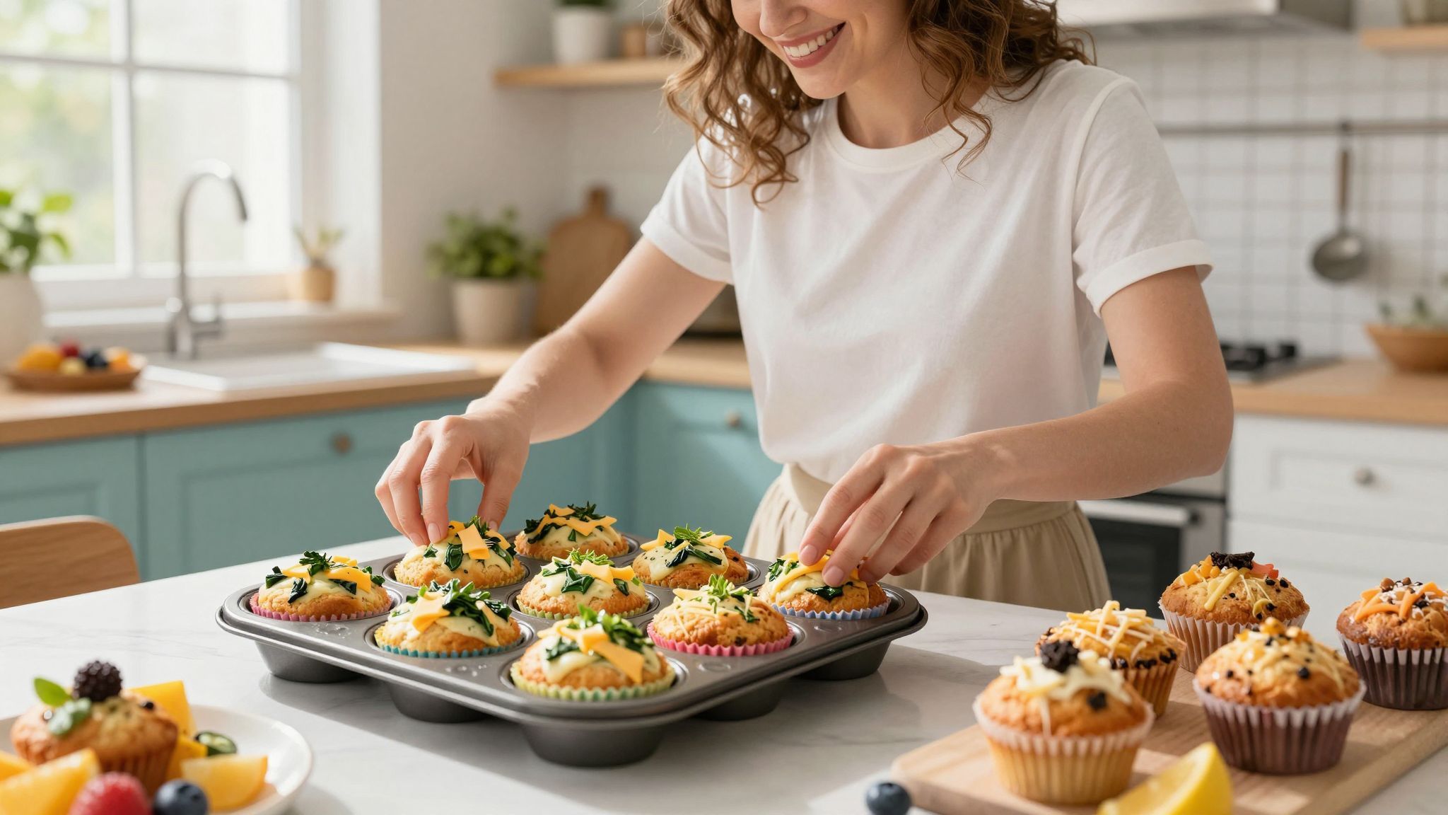 A muffinformás reggelik gyorsan elkészíthetők és variálhatók.