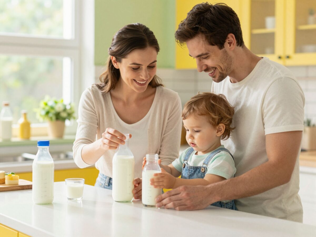 A tehéntej bevezetésének szabályai: amit minden szülőnek tudnia kell