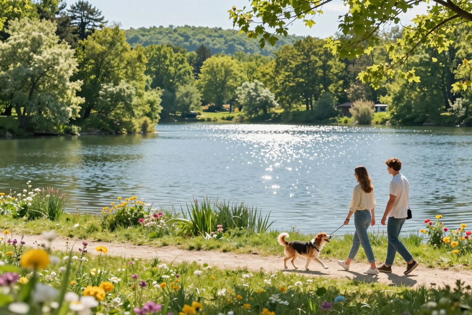 A Belső-tó csodás hely a kutyás kalandokhoz!
