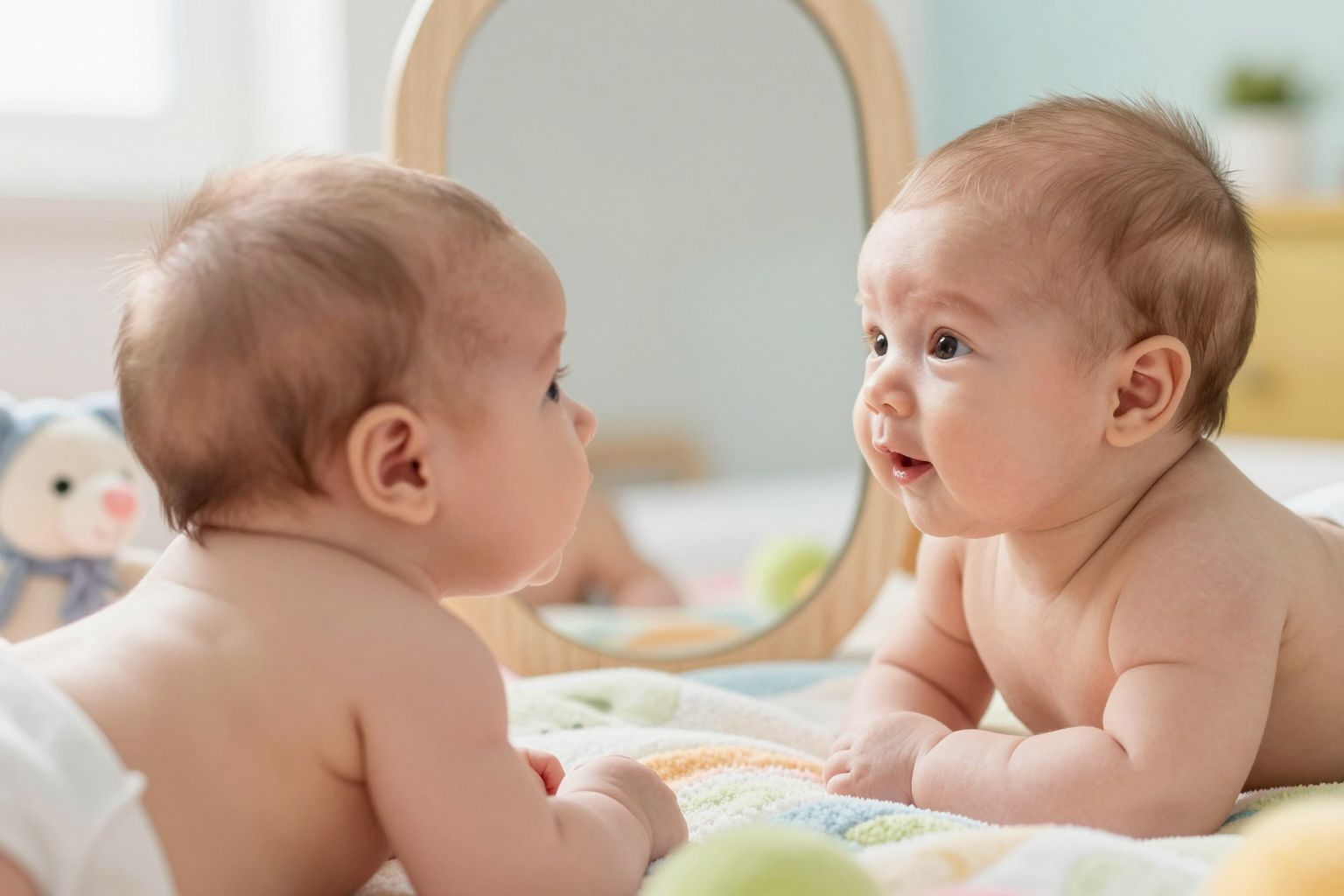 A csecsemők önmagukról alkotott képe már korán fejlődik.