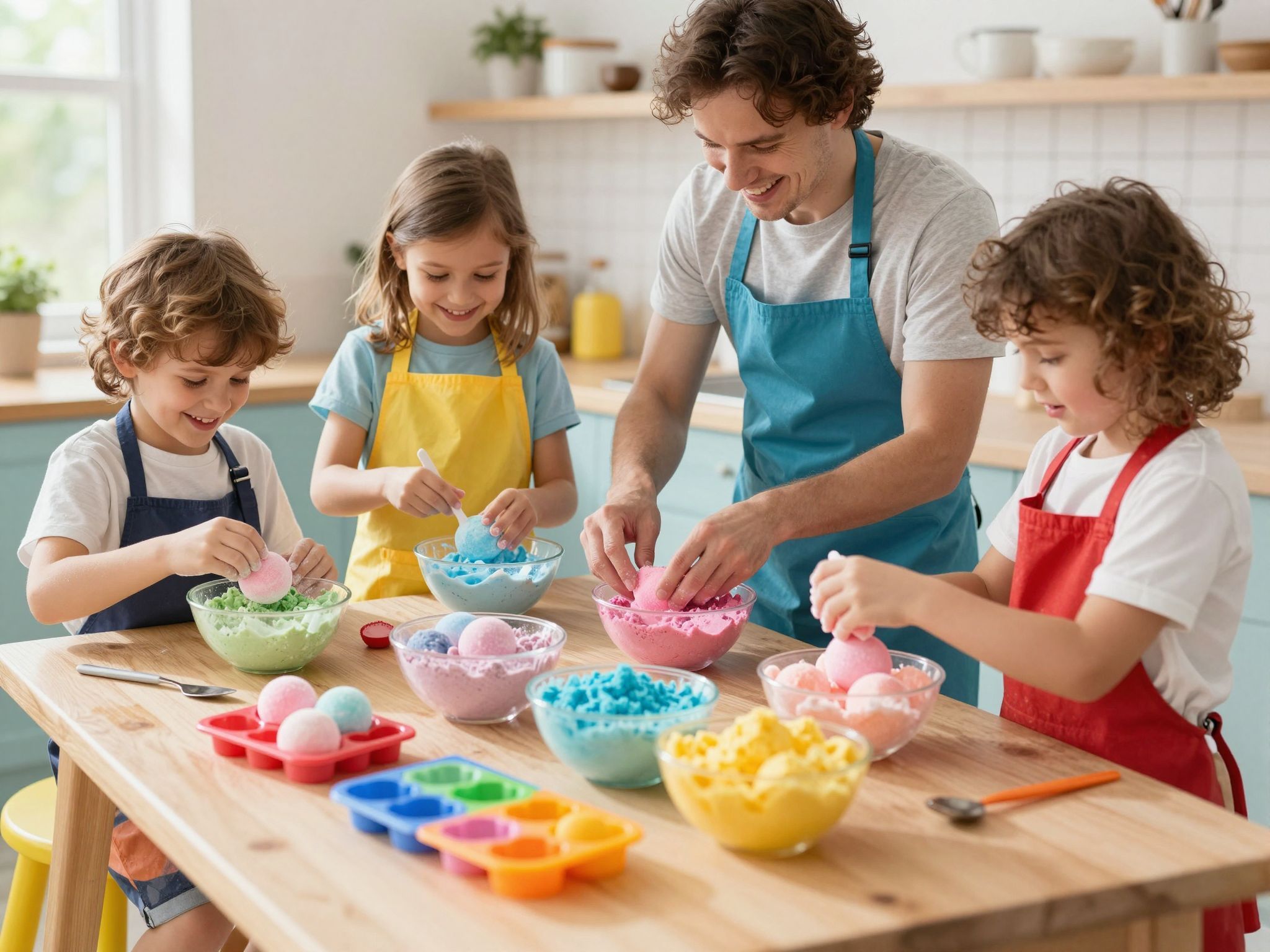 Ajándékozz fürdőbombát, tárolására használj színes üveget!