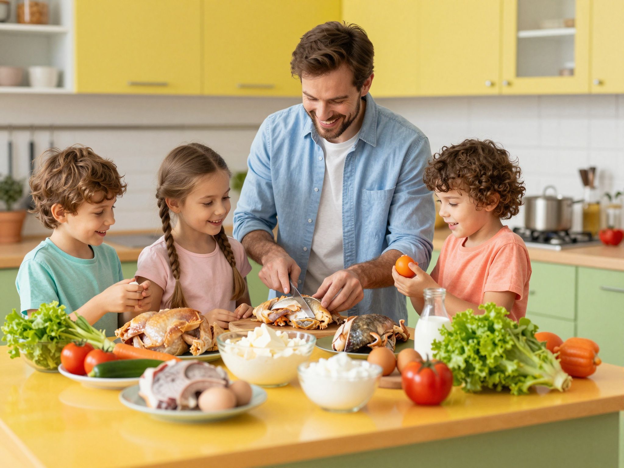 A fehérjék elengedhetetlenek a gyermekek egészséges fejlődéséhez.