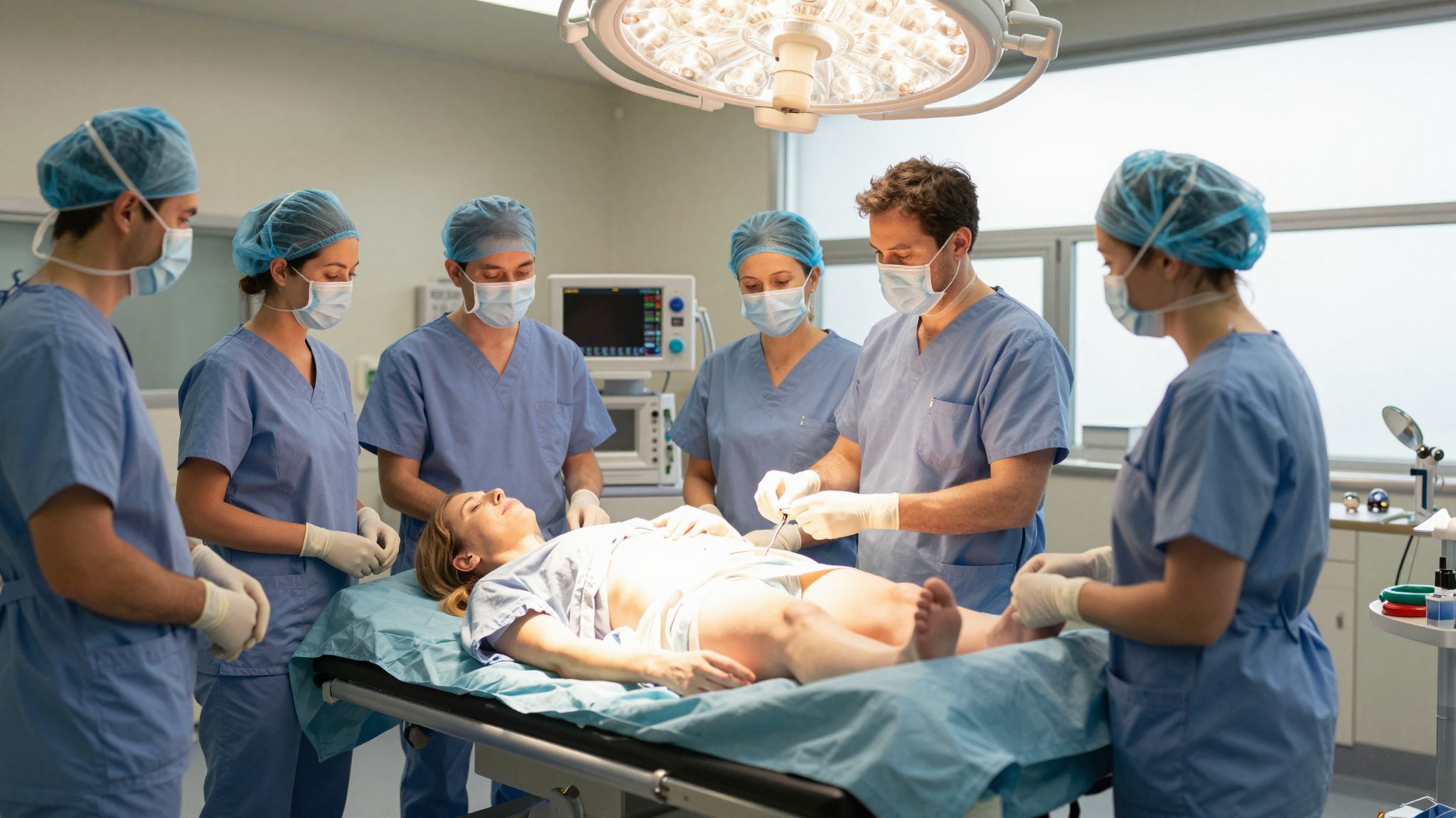 A műtő sterilebb, mint a legtöbb kórházi részleg.