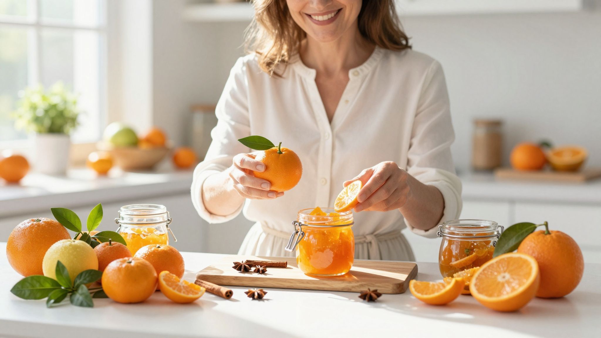 A friss mandarin és fűszerek harmóniája elengedhetetlen.