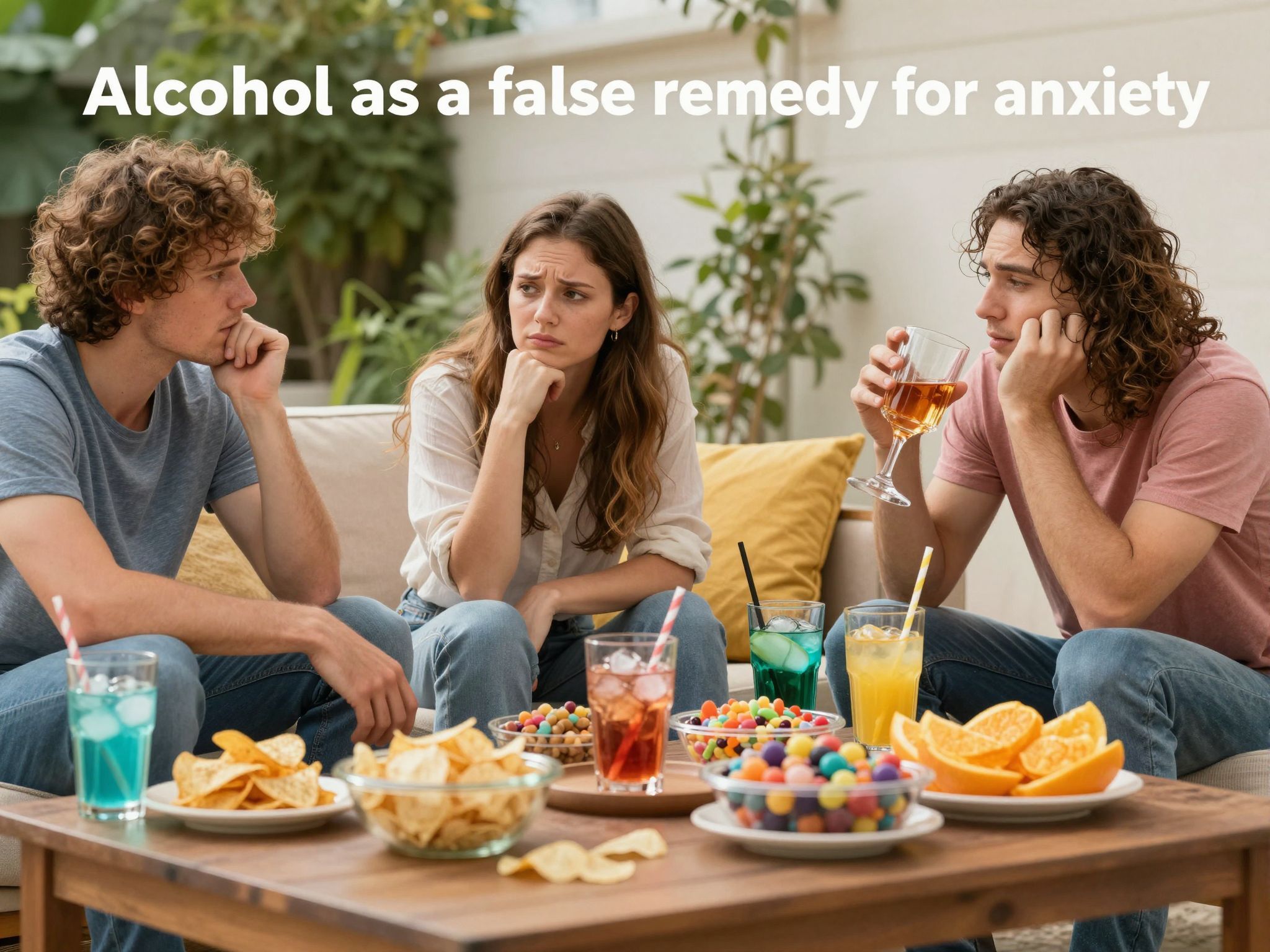 Az alkohol ideiglenesen csökkenti a szorongást, de súlyosbítja.