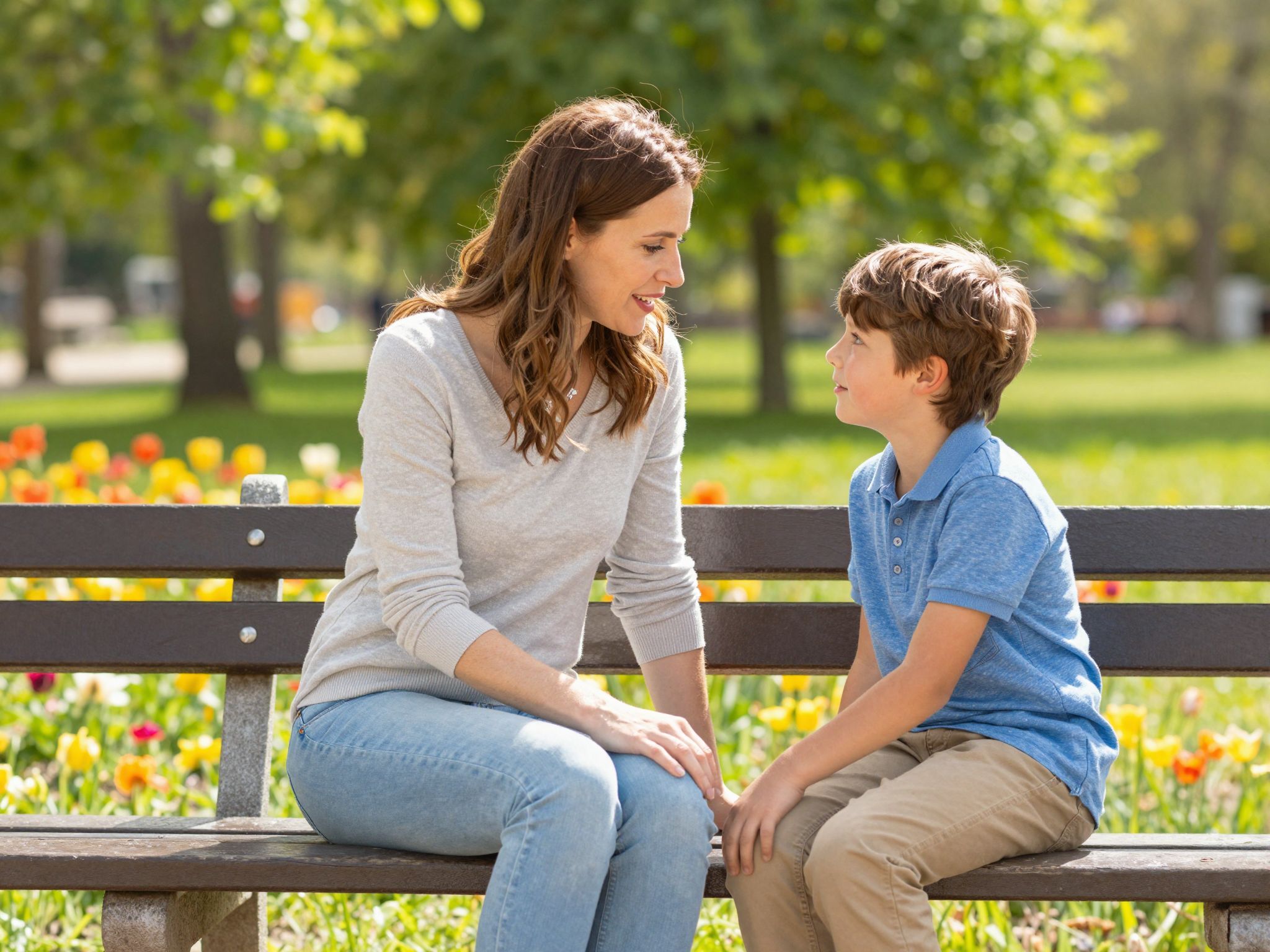 Az anya elsődleges példa az empátia gyakorlására.