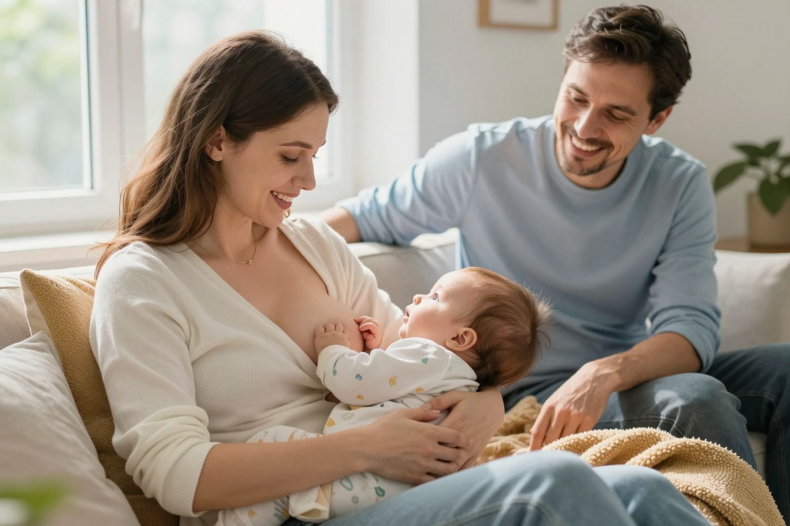 Az apák aktív támogatása felgyorsítja az anyák regenerációját.