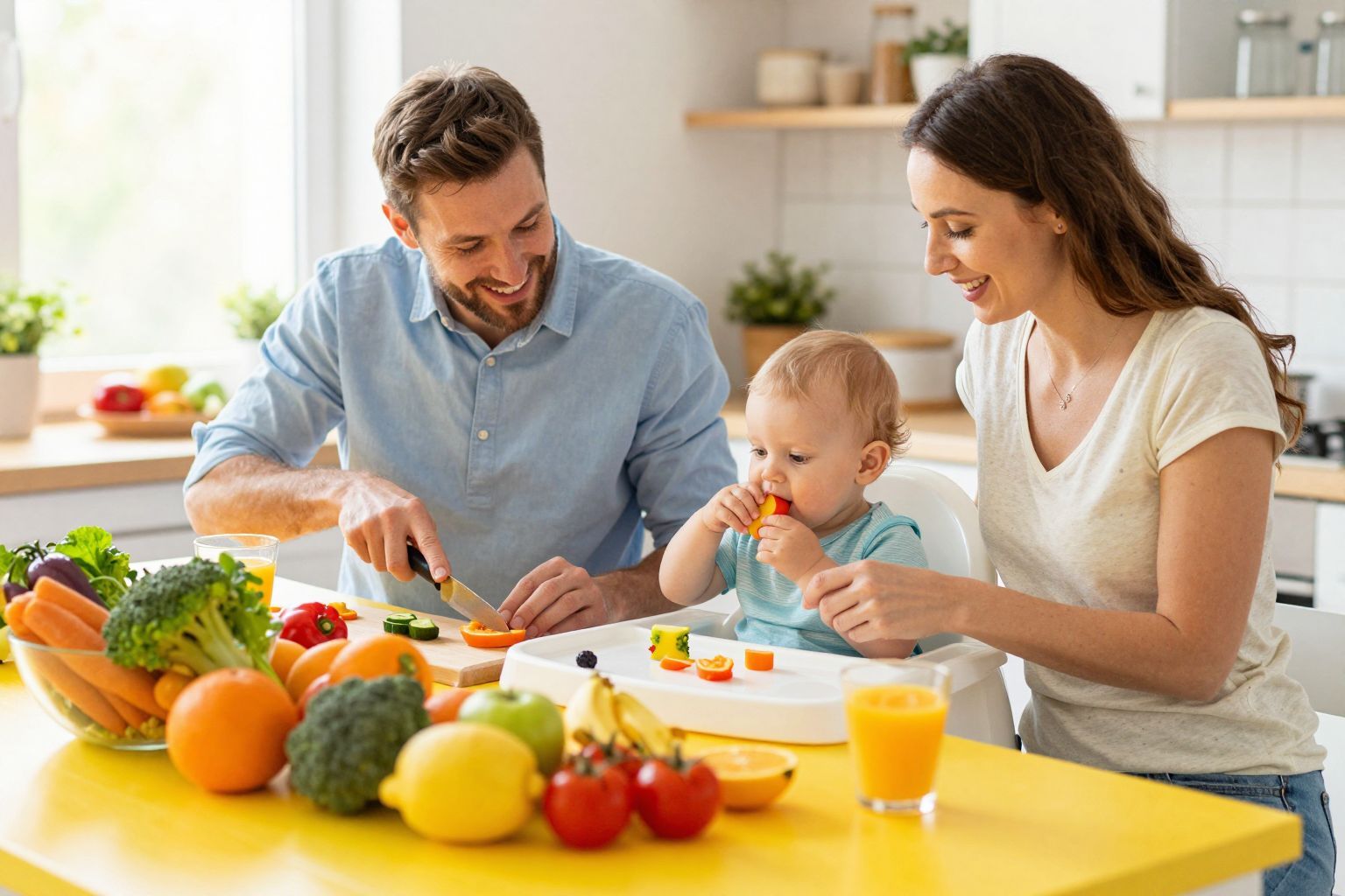 Az egészséges ételek korai bevezetése hosszú távú előny.