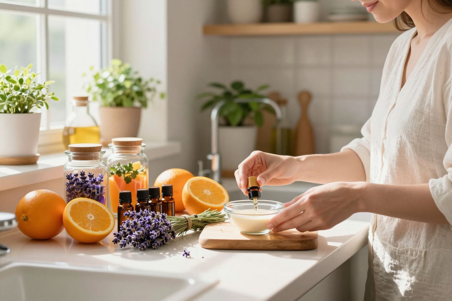 Illóolajok kis mennyiségben biztonságosak a bőr számára.