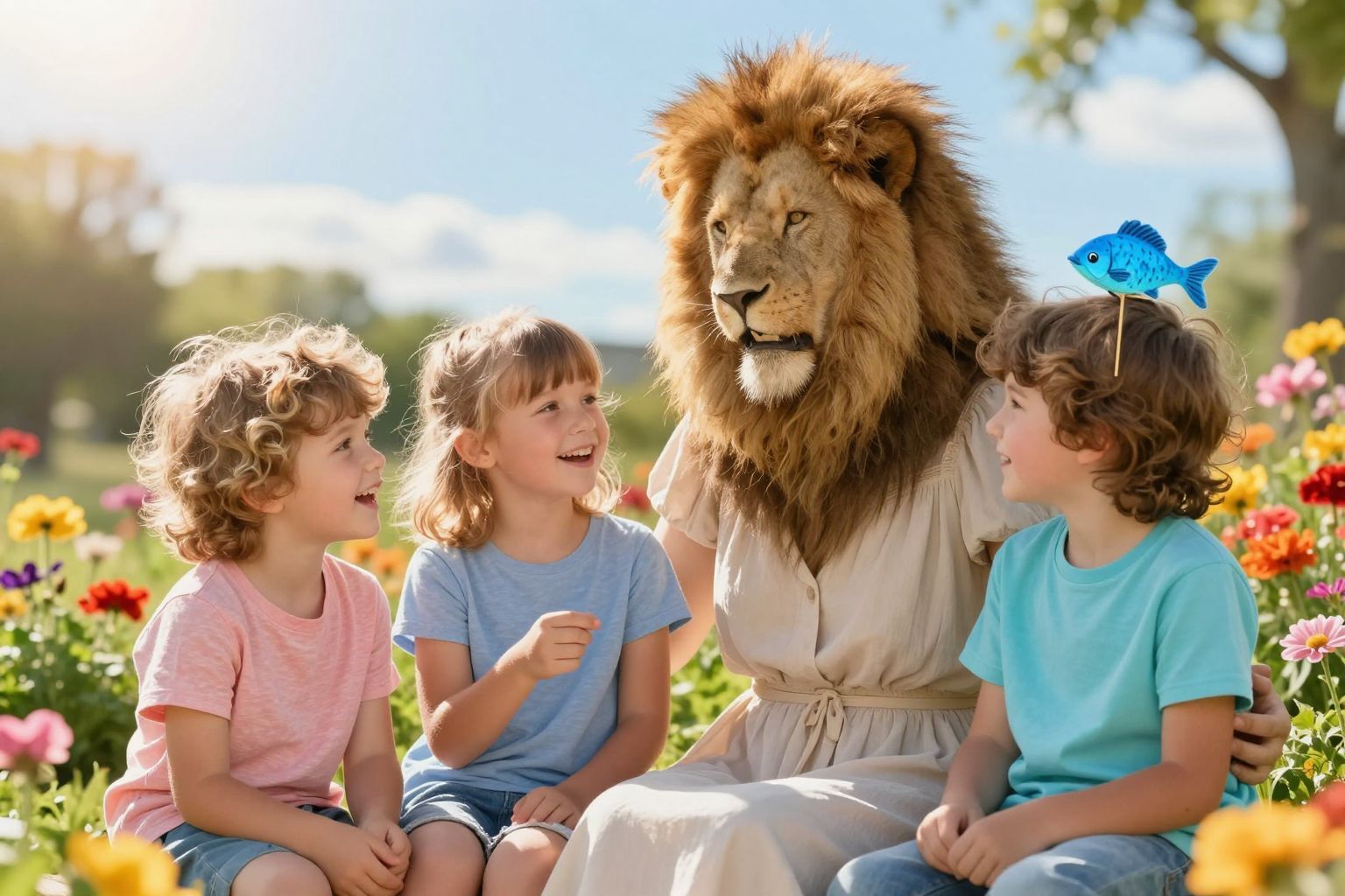 Az Oroszlán anya támogatja gyermekeit egyedi személyiségükben.