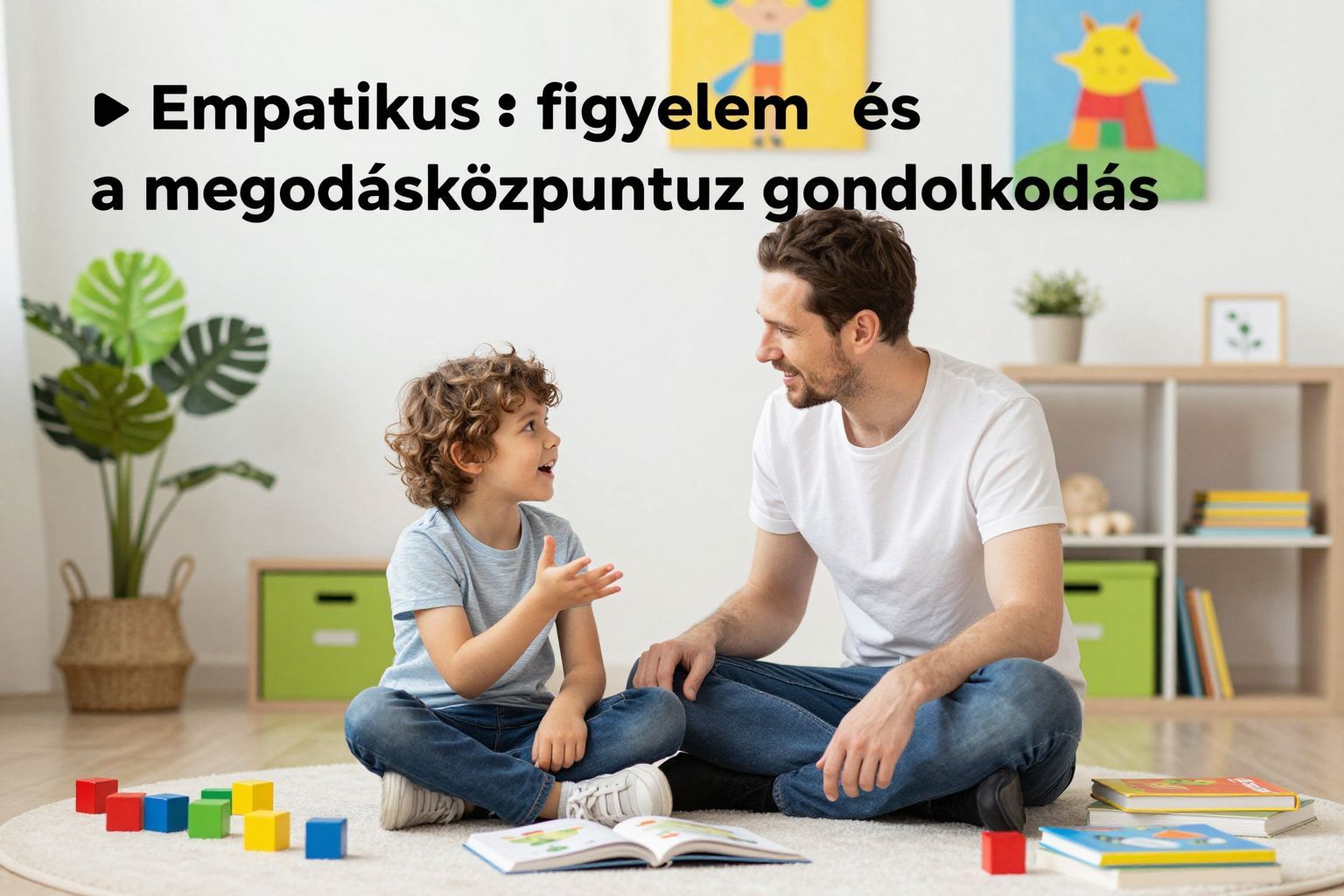 Az empatikus figyelem erősíti a gyermekek érzelmi fejlődését.