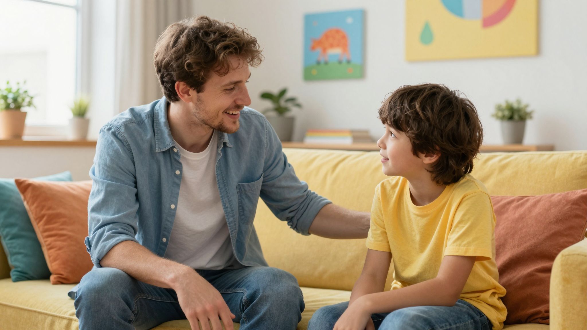 A szexualitásról való beszélgetés értékeket és érzelmeket is közvetít.