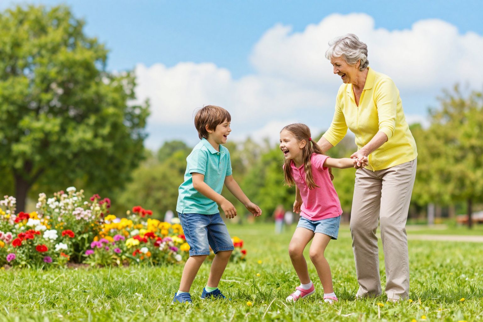 A nagyszülők unokázása erősíti az érzelmi biztonságot.