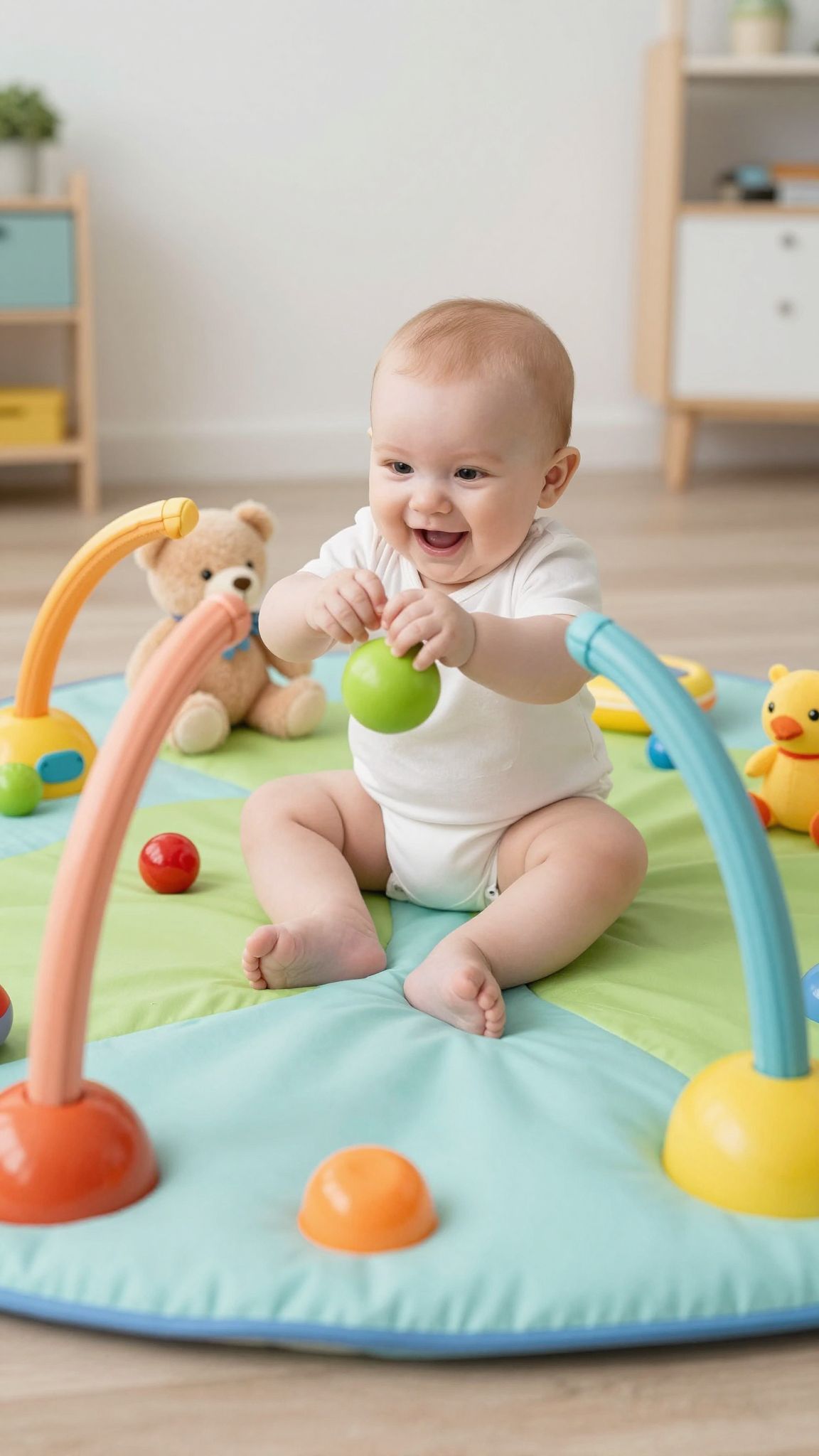 A babák ekkor kezdik el felfedezni a világot.