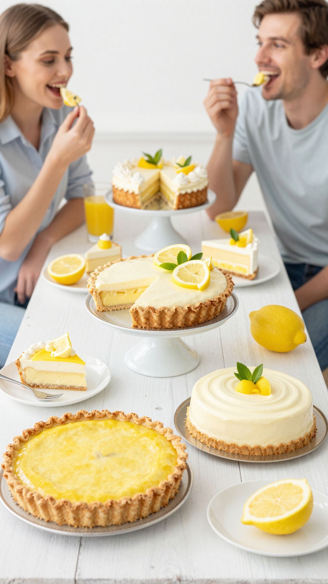 A citromos sütemények frissességét a citrom héja fokozza.