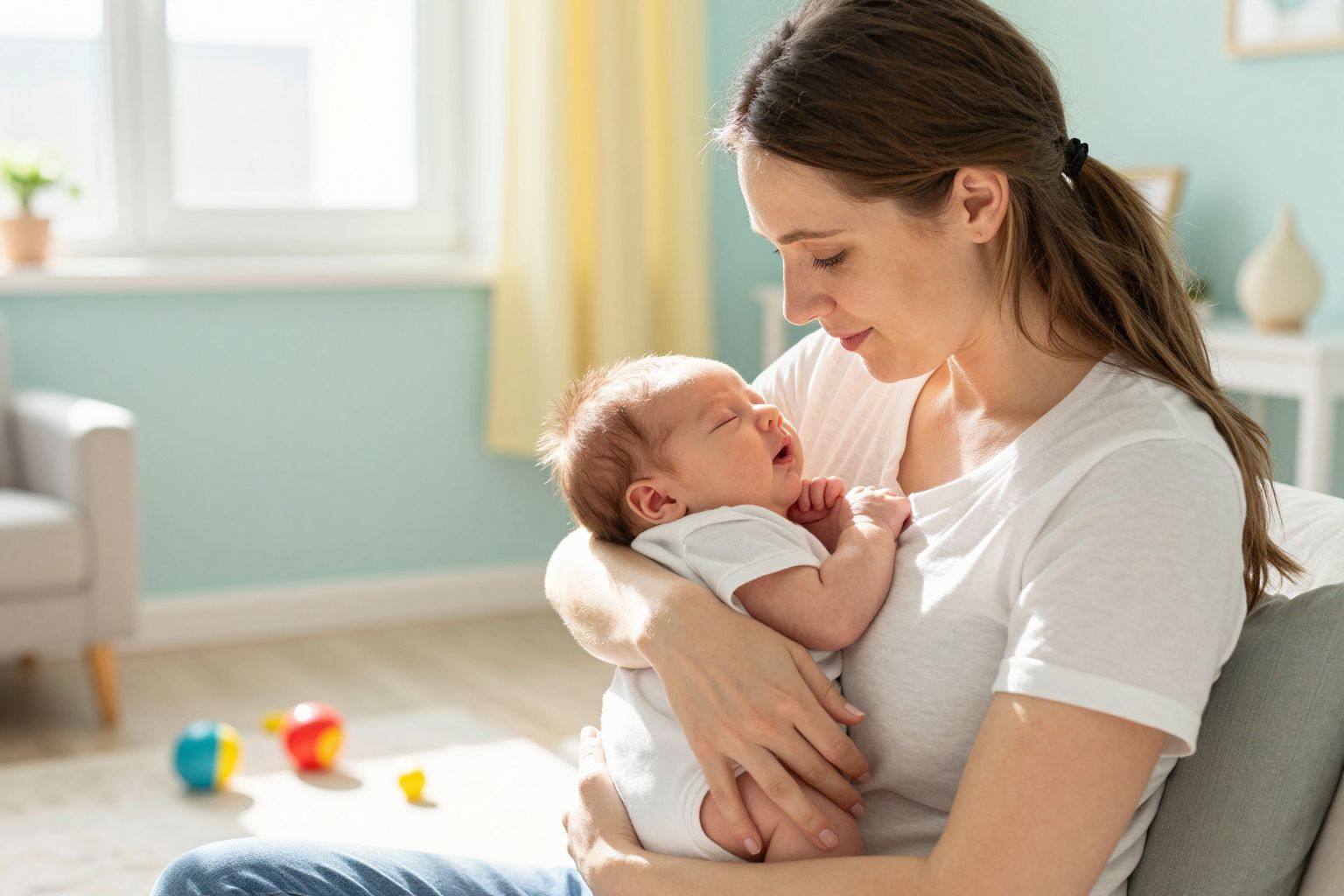 A csecsemők légzése 30-60 légvétel percenként normális.