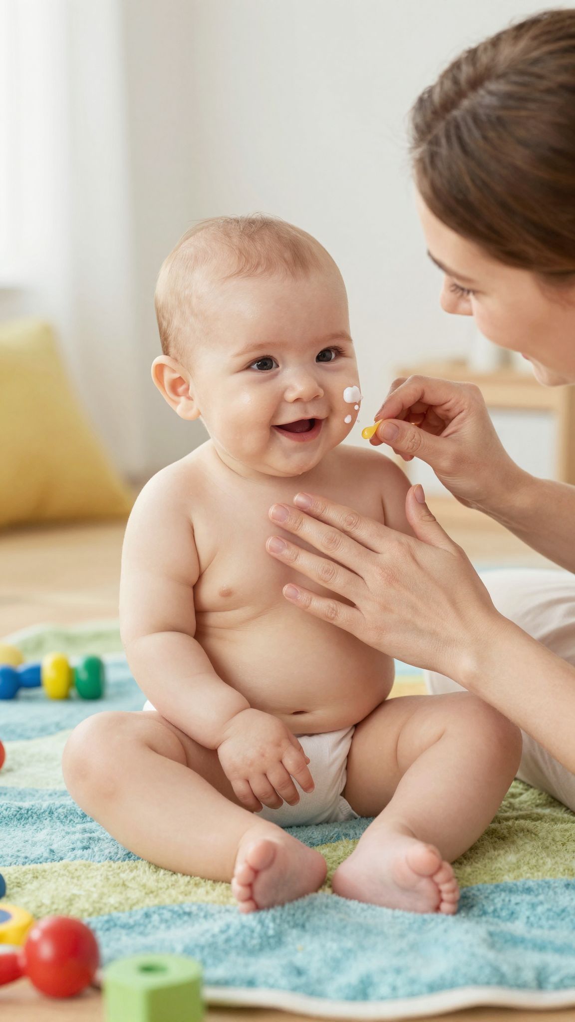 A hidratáló balzsam bababőrre is biztonságos és hatékony.