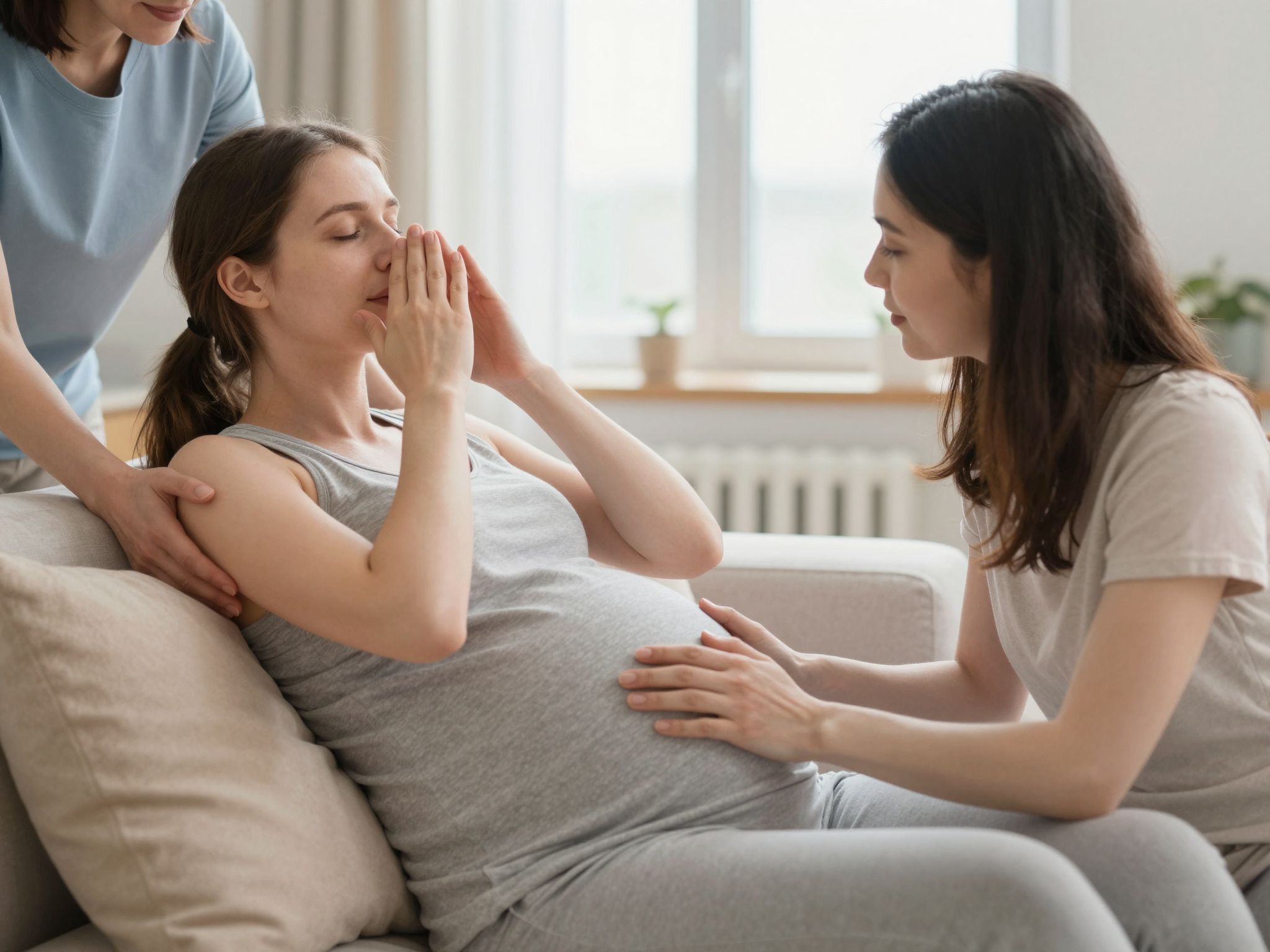 A helyes légzés segíti a fájdalomcsillapítást a kitolás során.