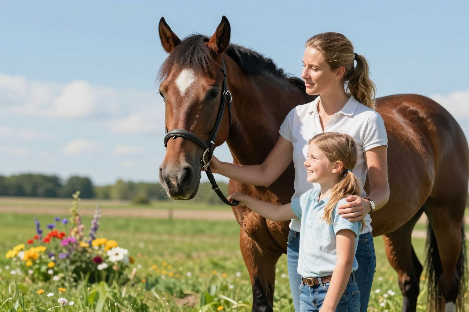 A lovasterápia javítja a gyerekek szociális készségeit.