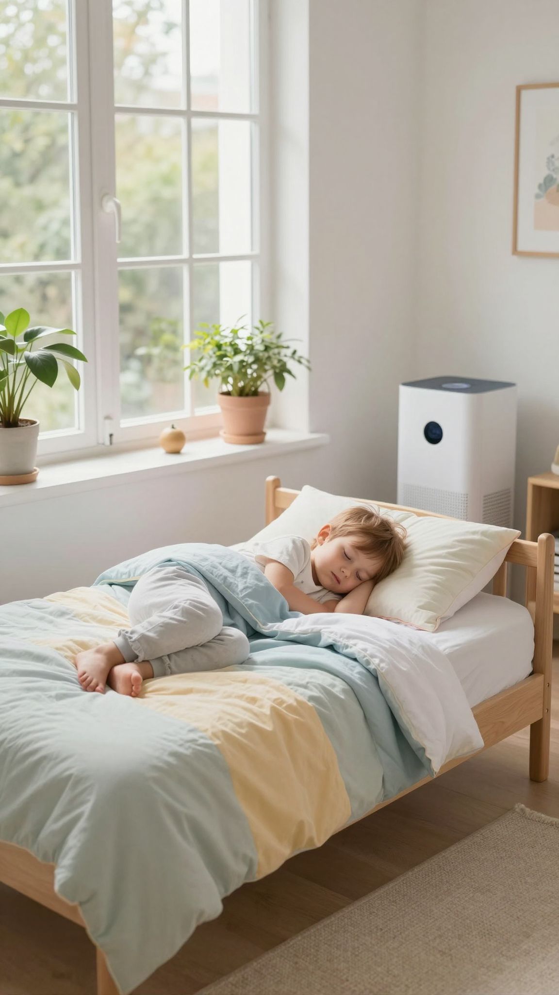 A tiszta levegő javítja a gyerekek alvásminőségét.