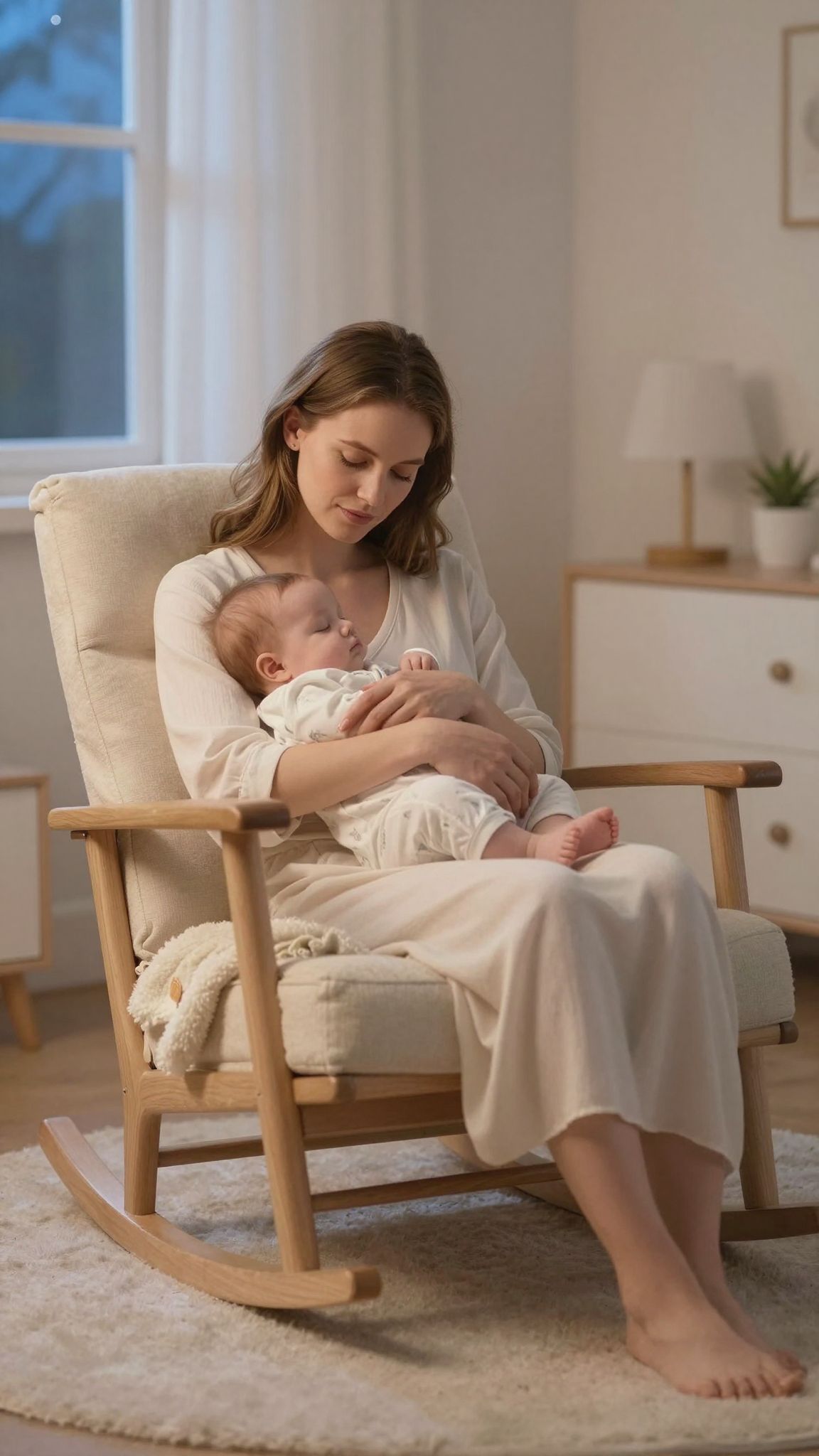 A gyengéd altatás segít a baba biztonságérzetének növelésében.