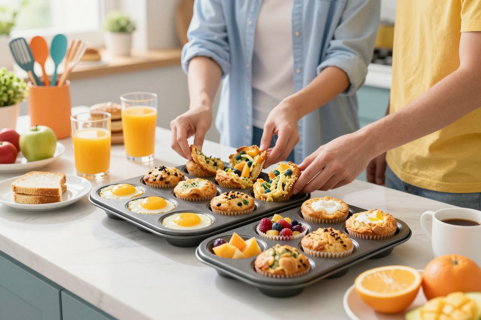 Muffinformában gyorsan és kreatívan készíthetsz különleges reggelit!