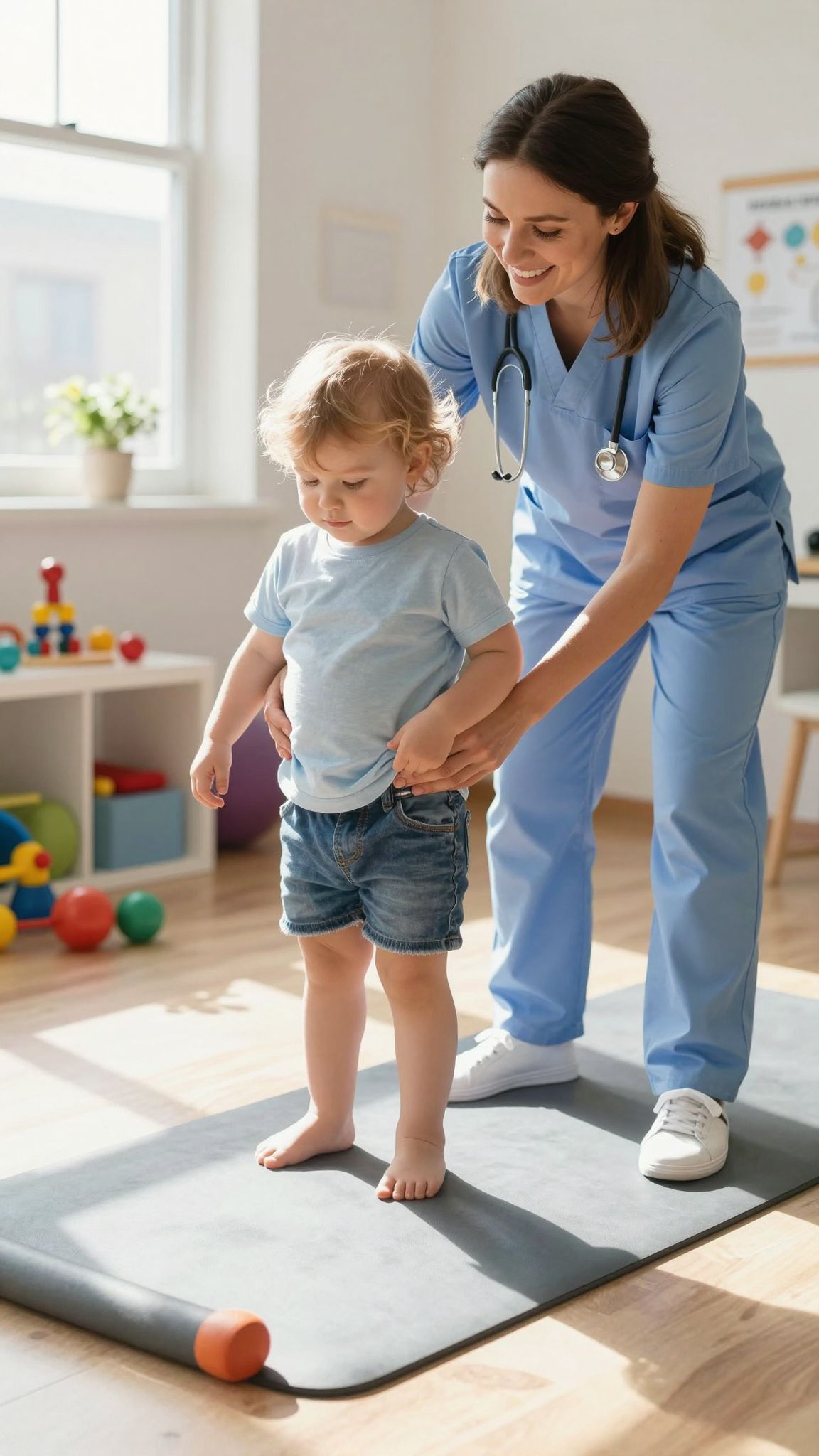 A gyógytorna segíti a csípőficam rehabilitációját és fejlődését.