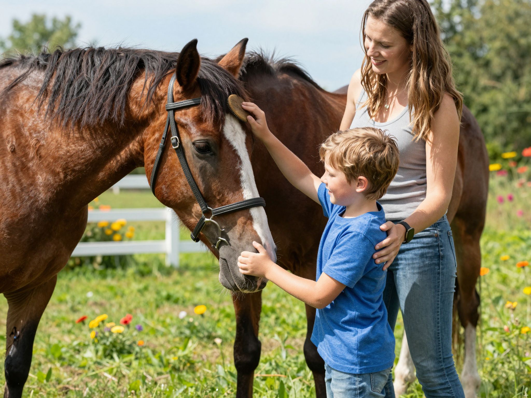 A lovak segítik a szociális készségek fejlődését.