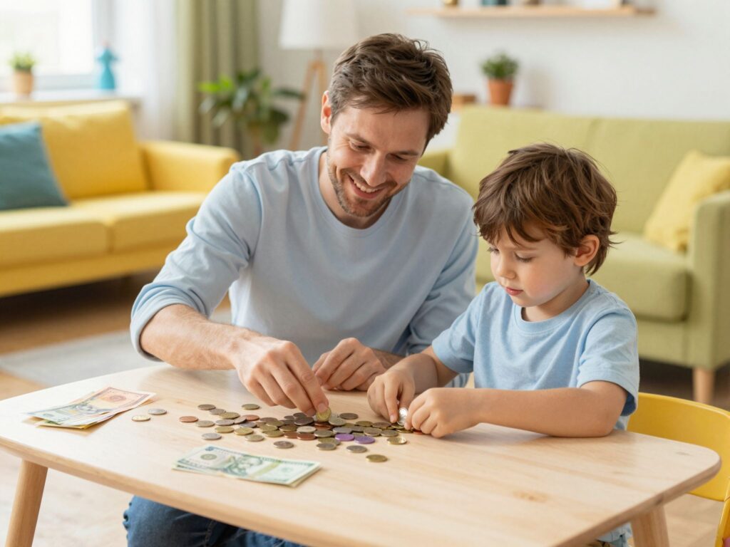 Hogyan tanítsd meg a gyermekedet a pénz beosztására a zsebpénz segítségével?