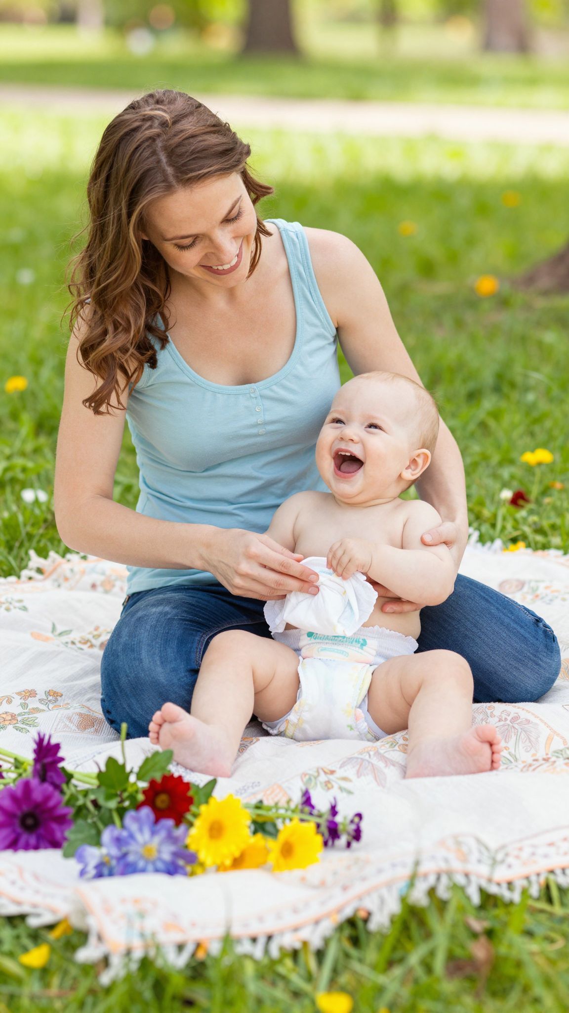 Pelenkázás közben mindig legyen nálad extra nedves törlőkendő!