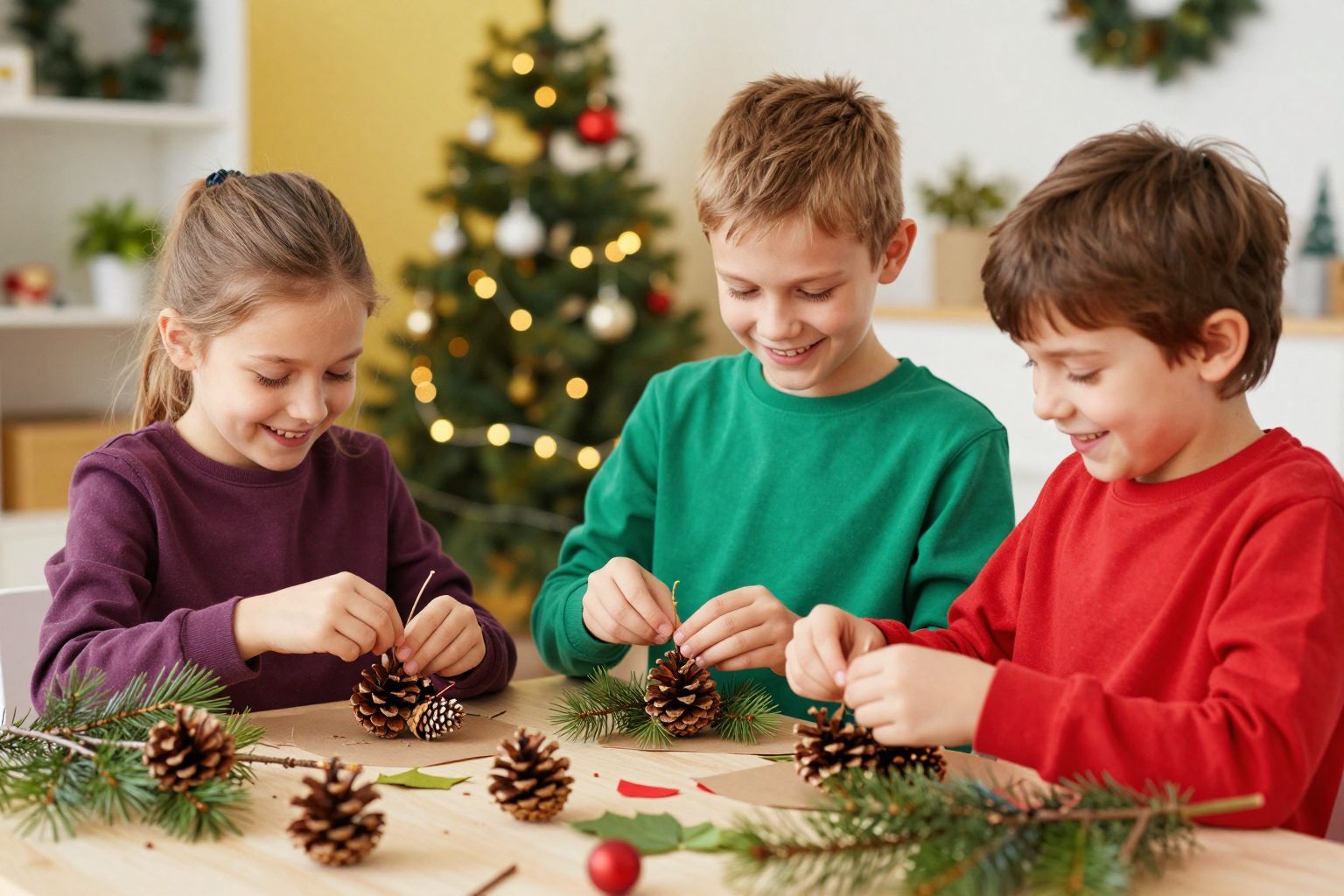 Közös alkotás segít a gyerekek kreativitásának fejlesztésében.