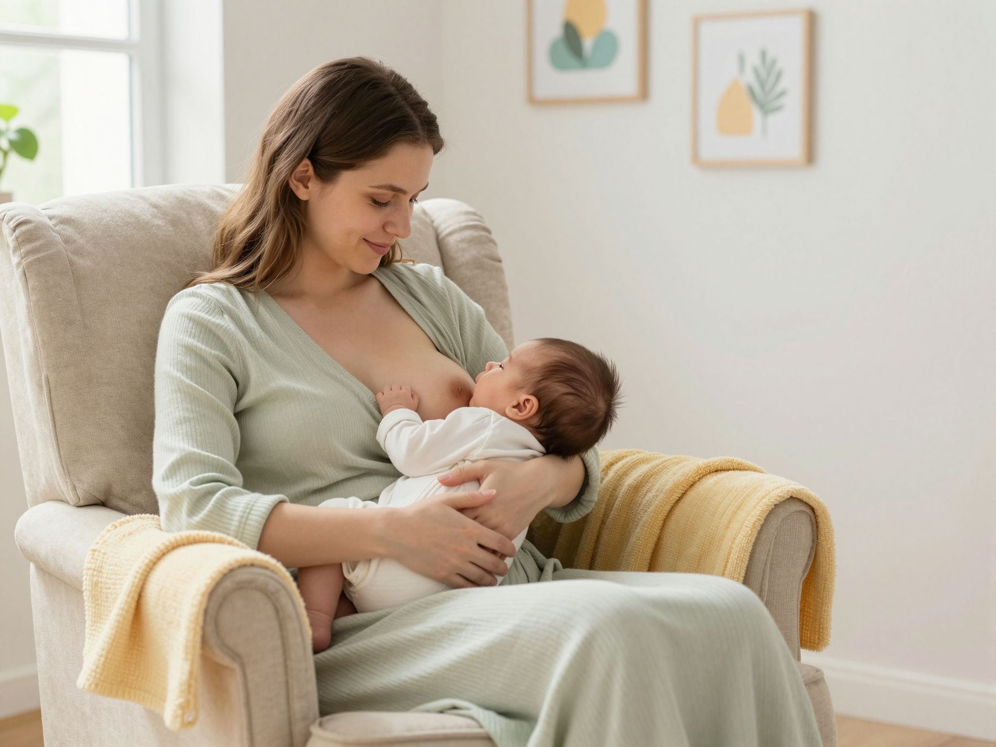 Szoptatási helyzetek testreszabása a komfortosabb élményért.