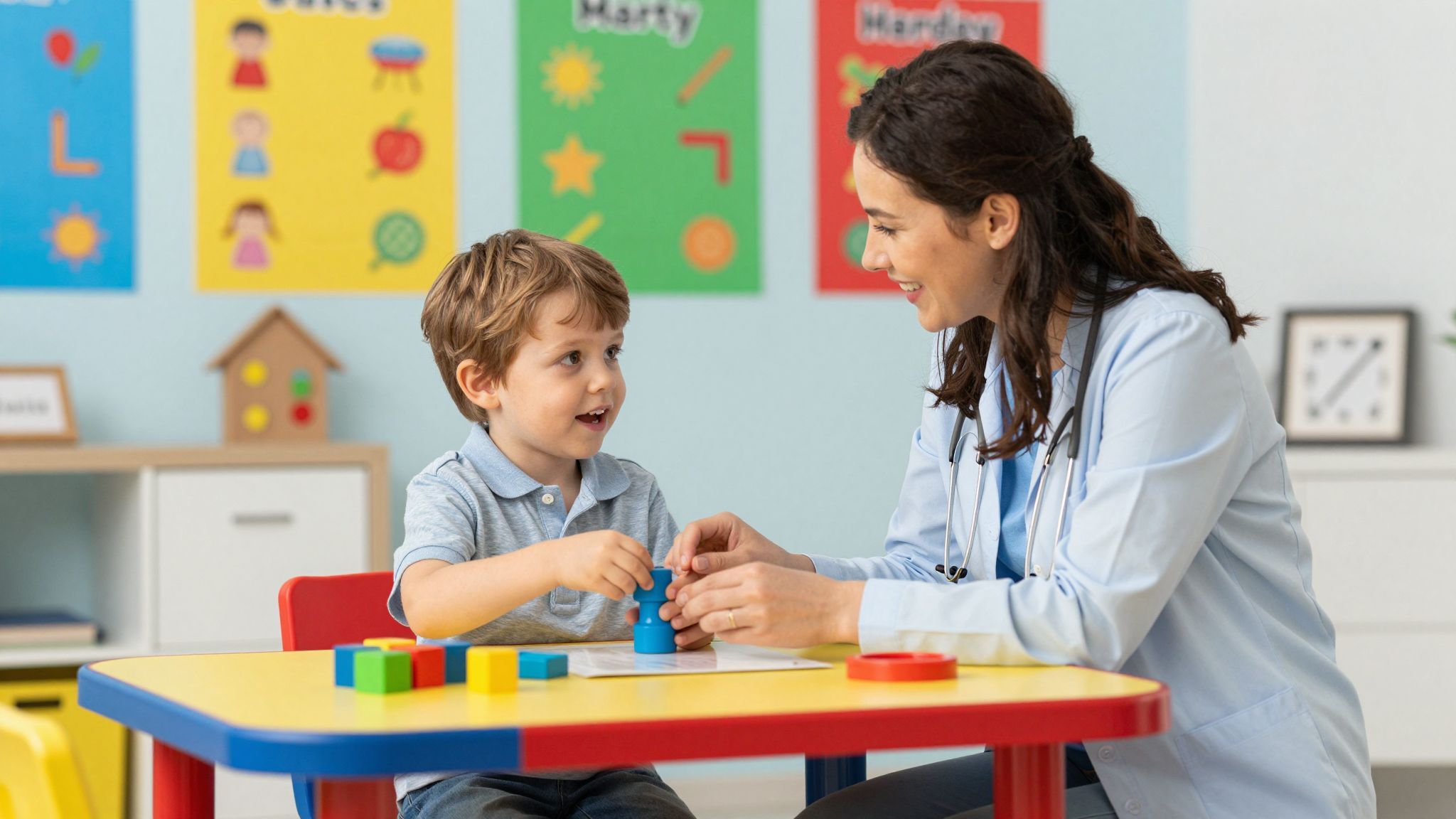 Beszédzavar esetén logopédushoz érdemes fordulni.