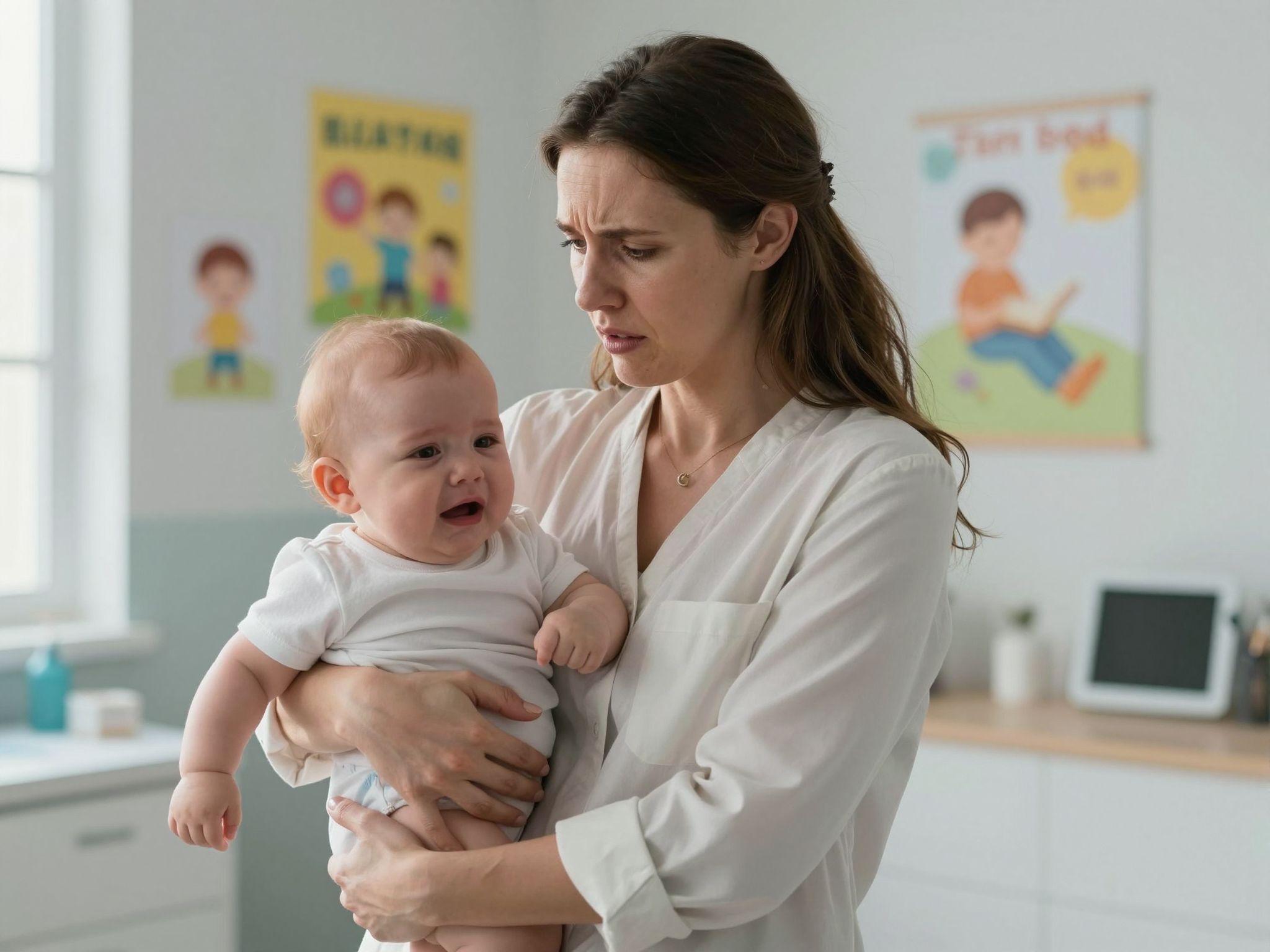 Azonnali orvosi segítség szükséges, ha a baba ájul.