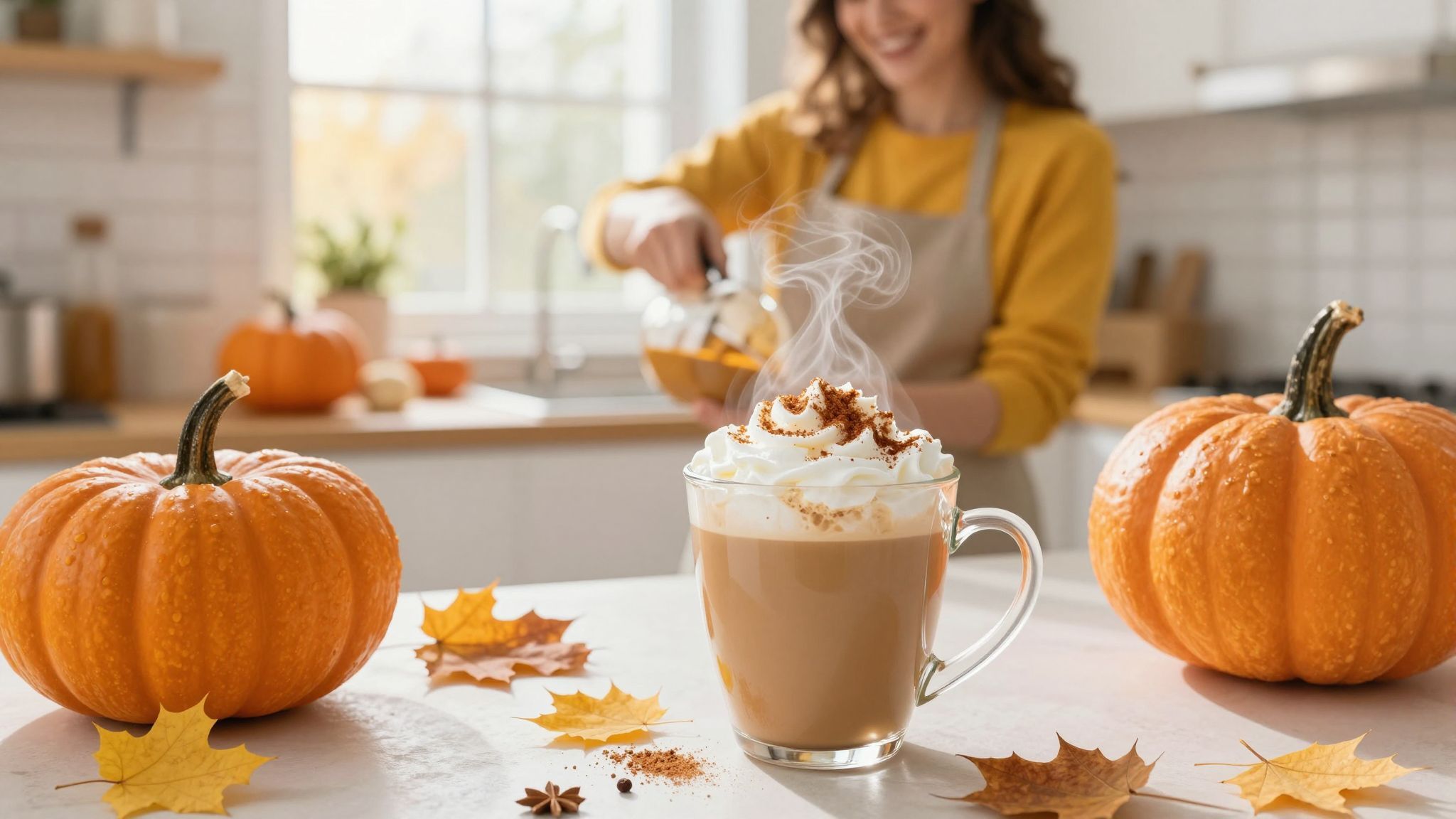 A sütőtökös kávé tökéletes őszi ízélményt nyújt.