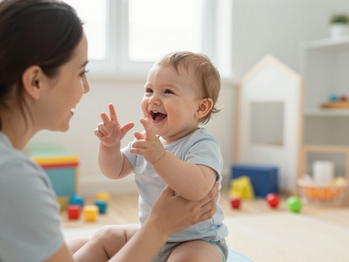Mit üzen a baba? A nonverbális kommunikáció fejlődése az első évben