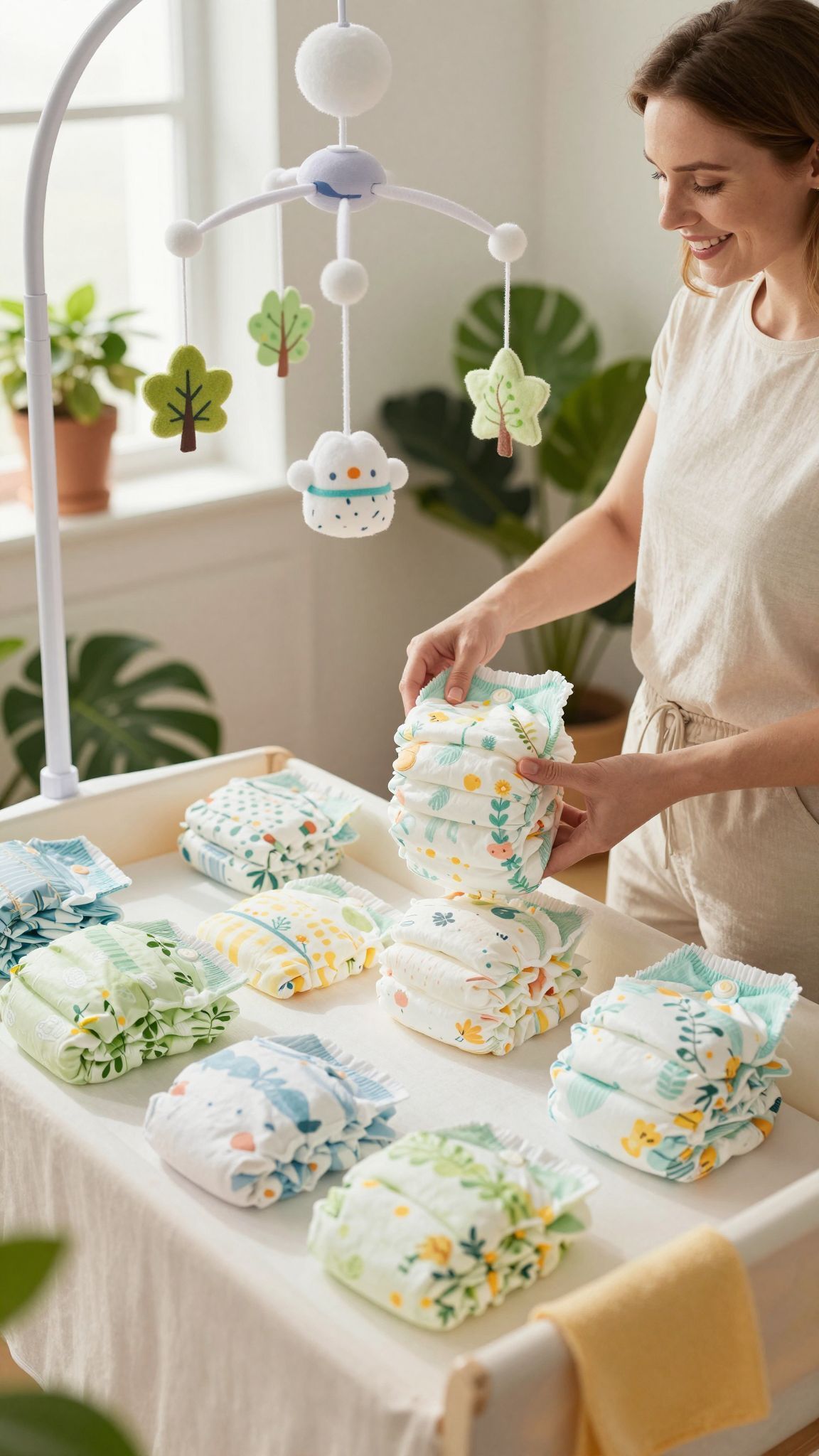 A mosható pelenkák csökkentik a hulladékot és költségeket.