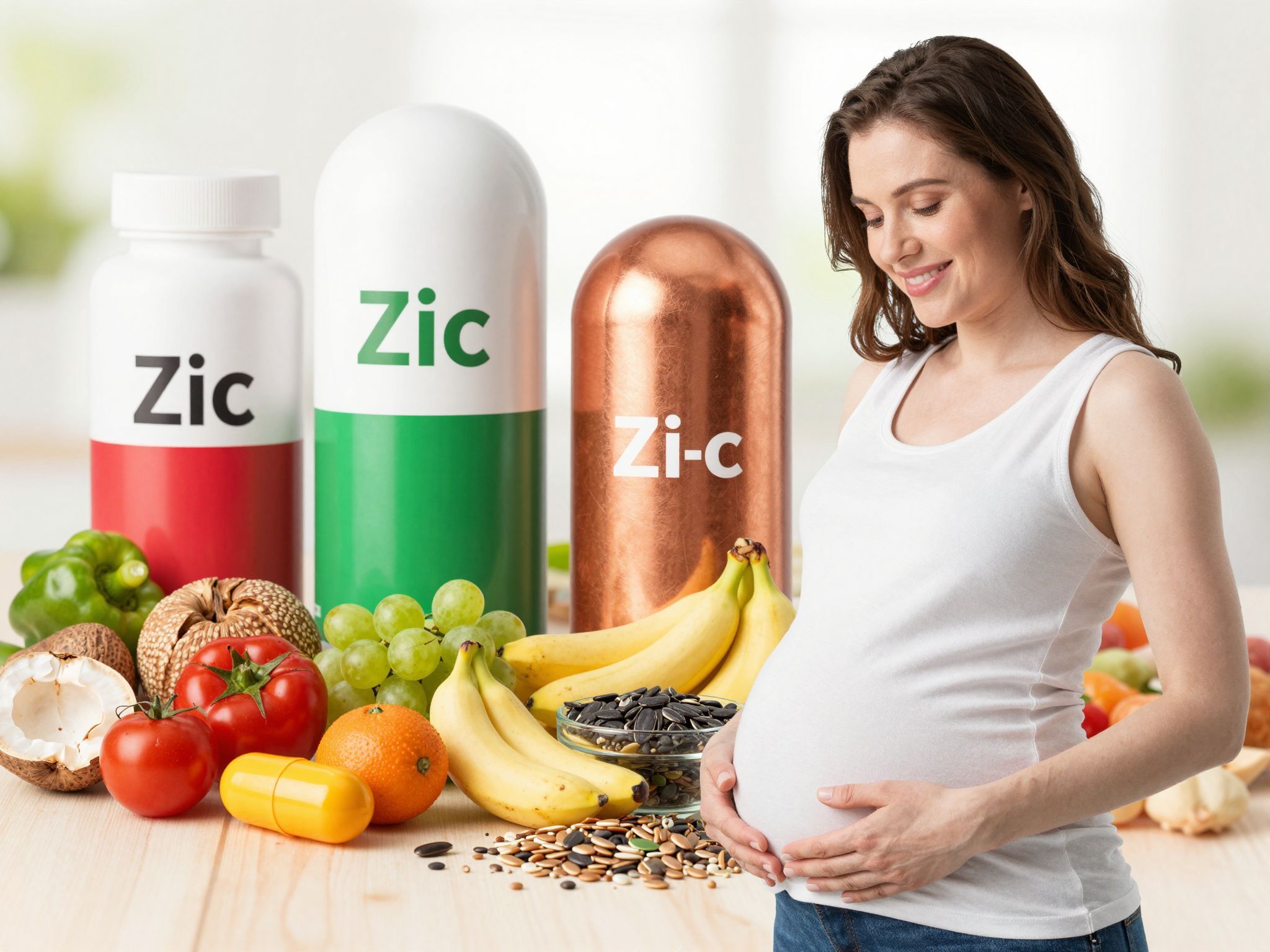 A cink, szelén és réz elengedhetetlen a magzat fejlődéséhez.